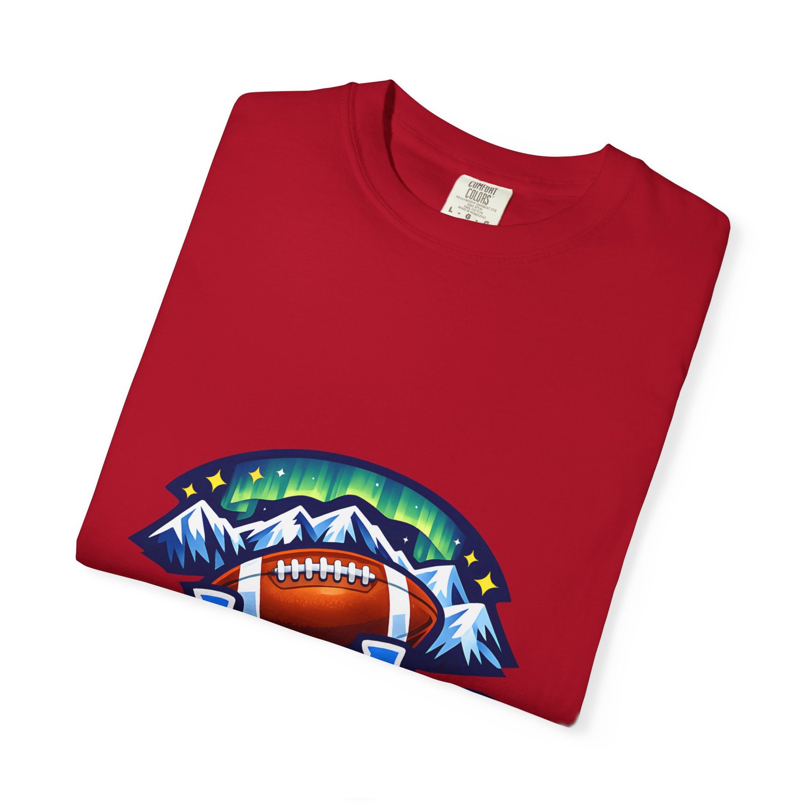 Alaska Football Bear Mountains T‑Shirt - Image 53