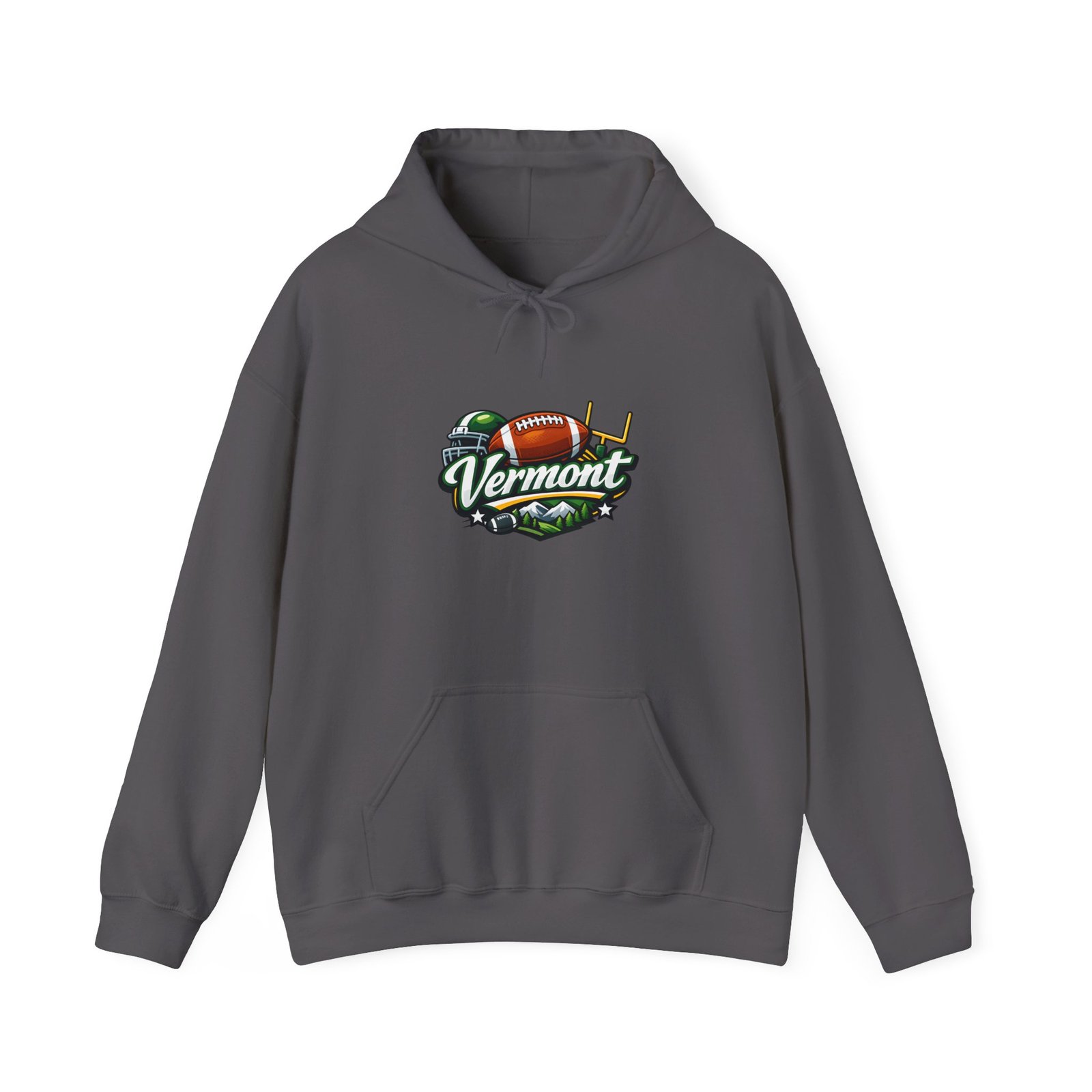 Vermont Football Hoodie – Vintage State Pride Pullover - Image 33