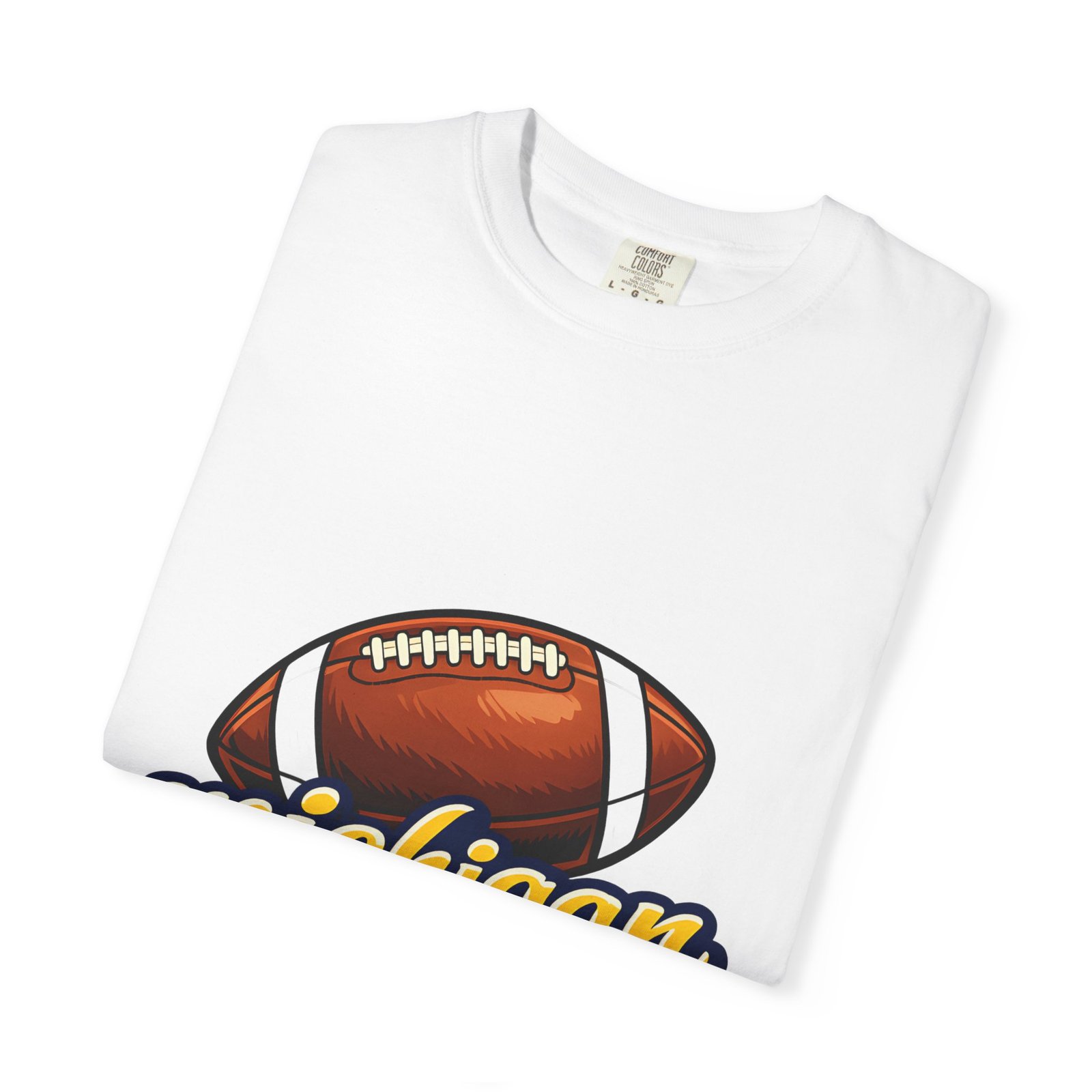 Michigan Football T-Shirt — Vintage Script Logo Tee - Image 3
