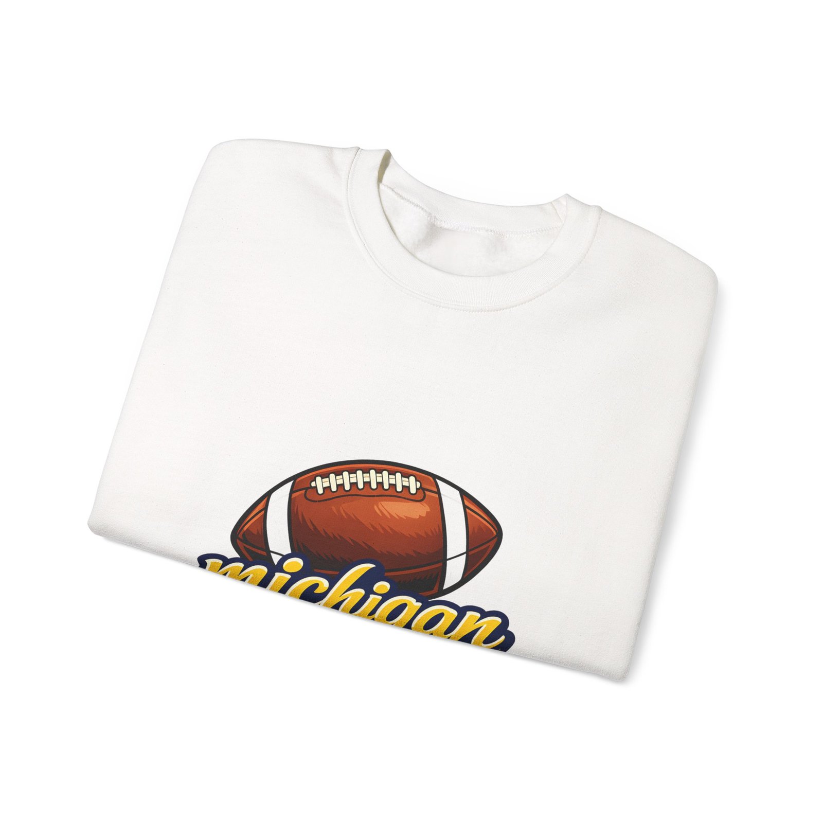 Michigan Football Crewneck Sweatshirt - Image 3