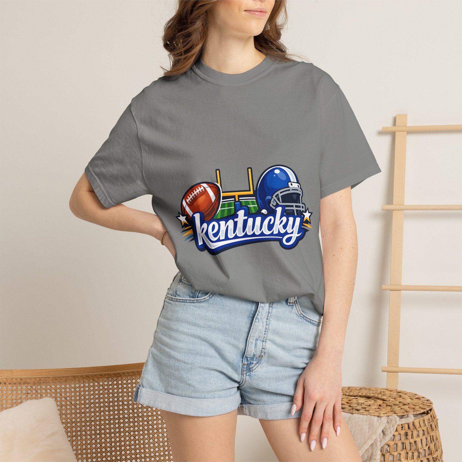 Kentucky Football Graphic T-Shirt — Helmet & Ball State Pride Tee - Image 39