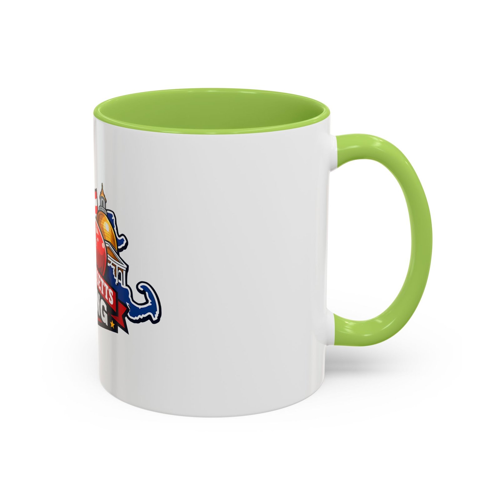 Massachusetts Boxing Accent Coffee Mug — State Pride Boxing Logo (11/15oz) - Image 58