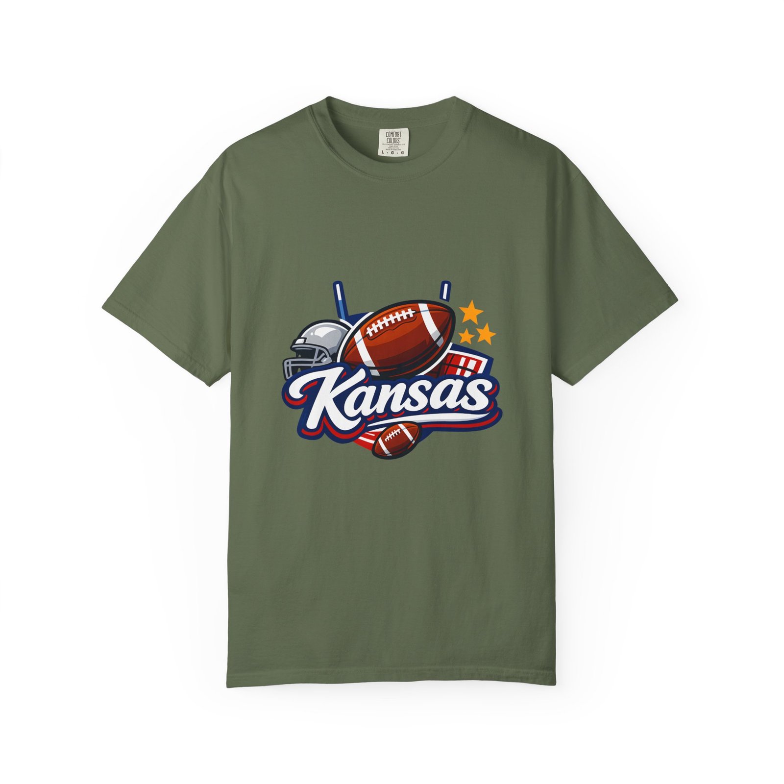 Kansas Football T-Shirt — Retro Helmet & Ball State Pride Tee - Image 37