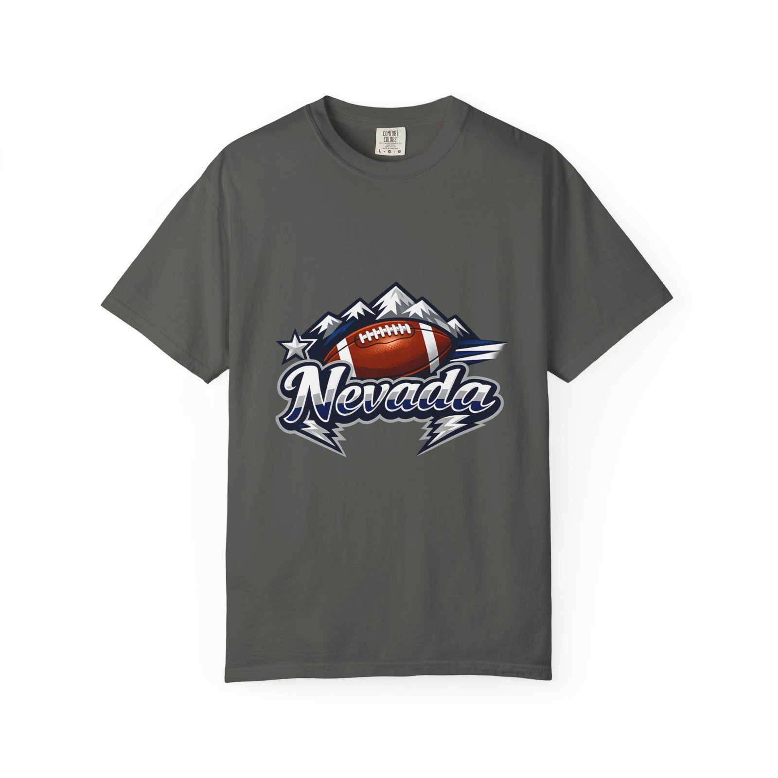 Nevada Football T-Shirt — Mountain Football Tee - Image 29