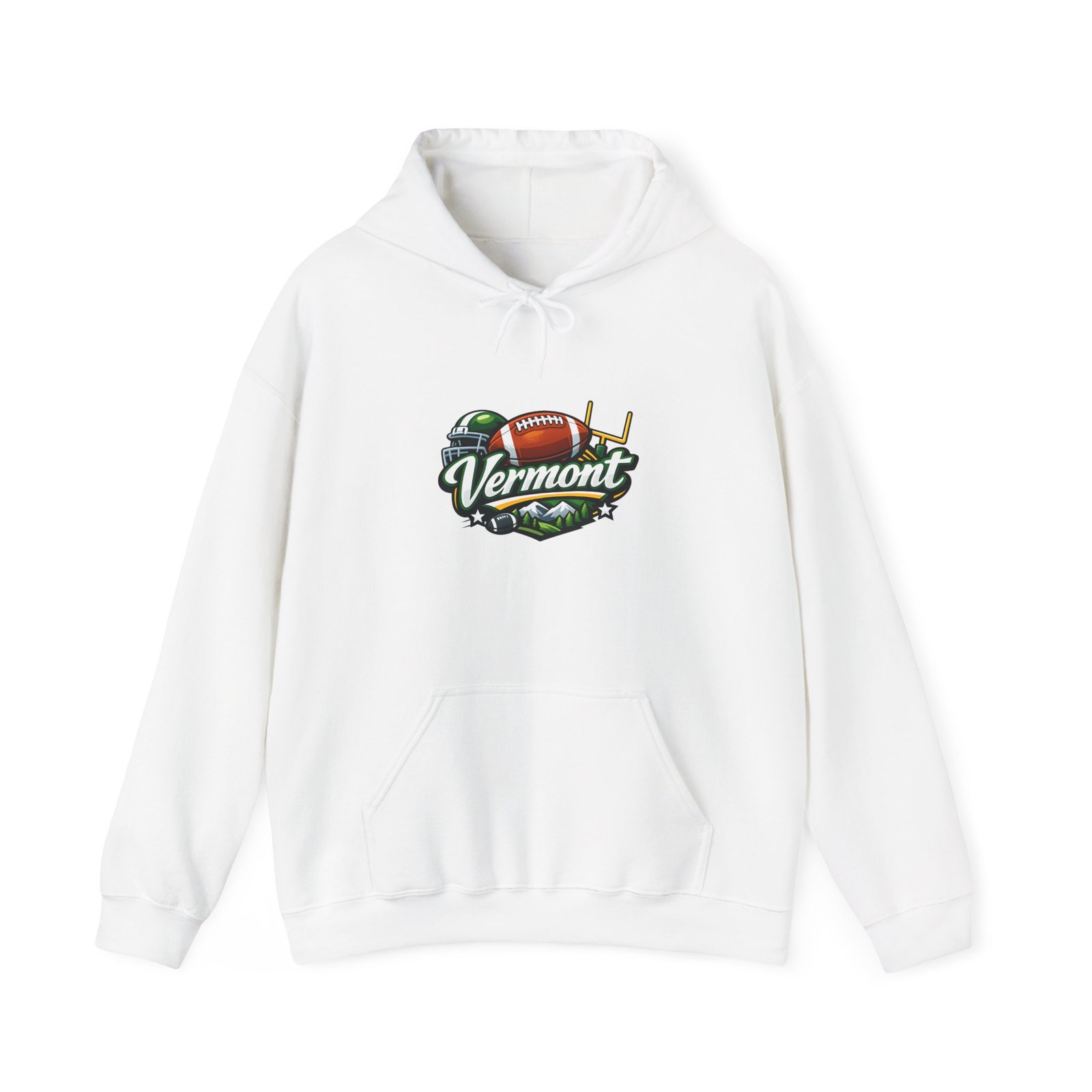Vermont Football Hoodie – Vintage State Pride Pullover
