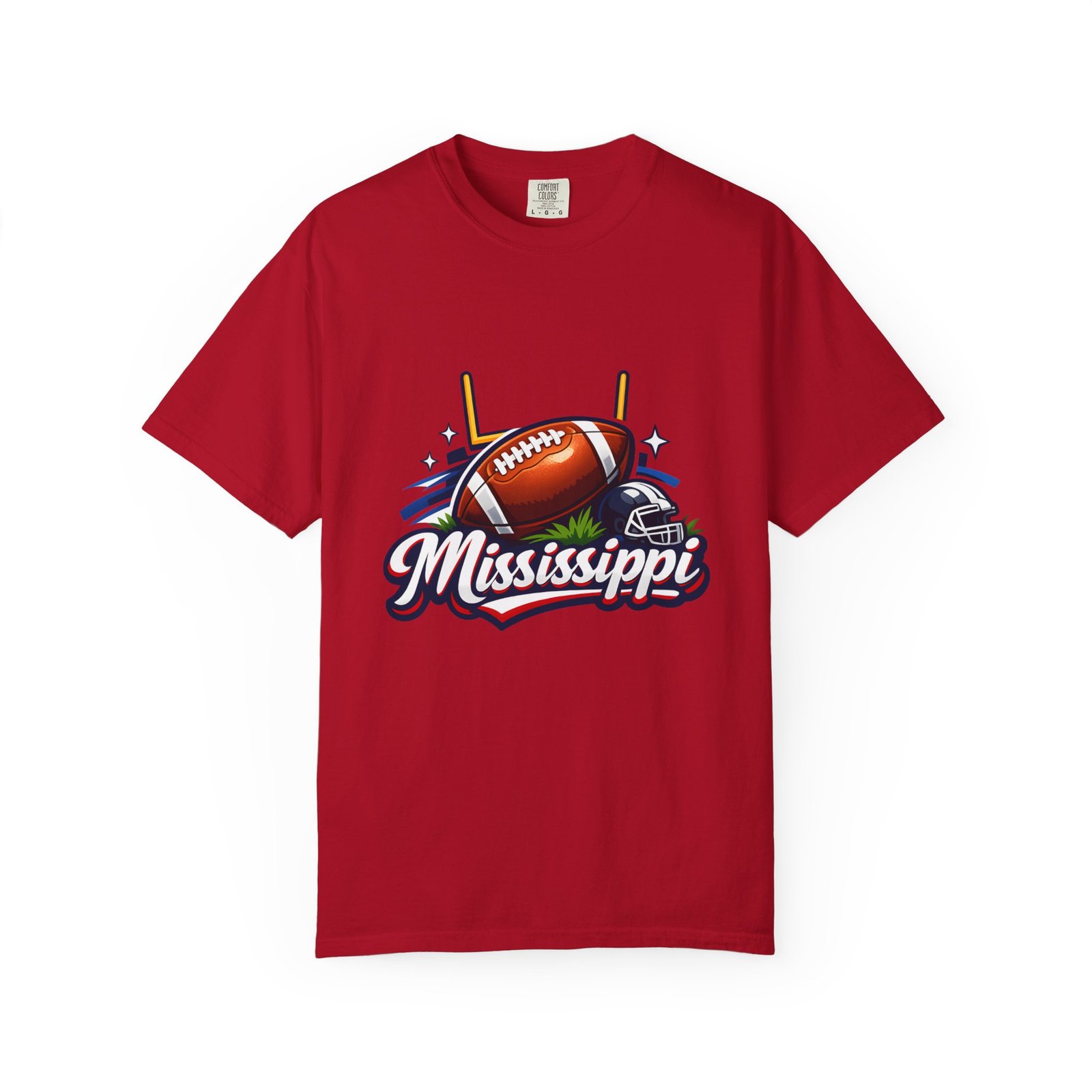 Mississippi Football T-Shirt — Retro Gridiron Logo Tee - Image 57