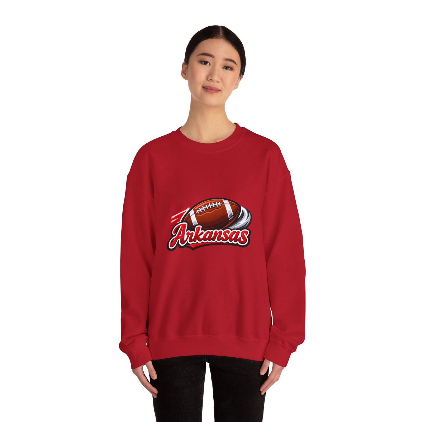 Arkansas Football Crewneck Sweatshirt — Retro Gridiron Logo - Image 56