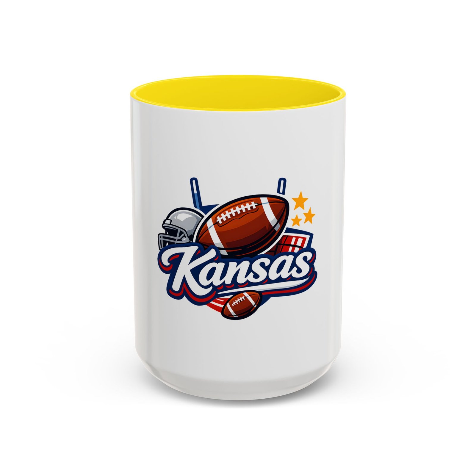 Kansas Football Coffee Mug — Accent 11/15oz - Image 53