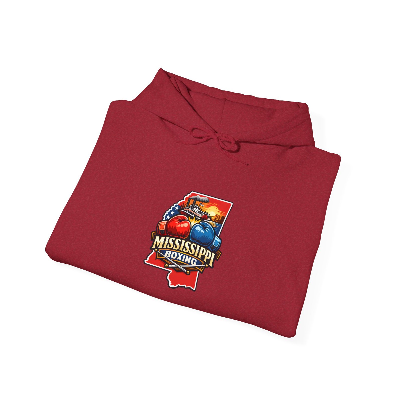 Mississippi Boating Hoodie – State Map Nautical Sunset Sweatshirt - Image 48