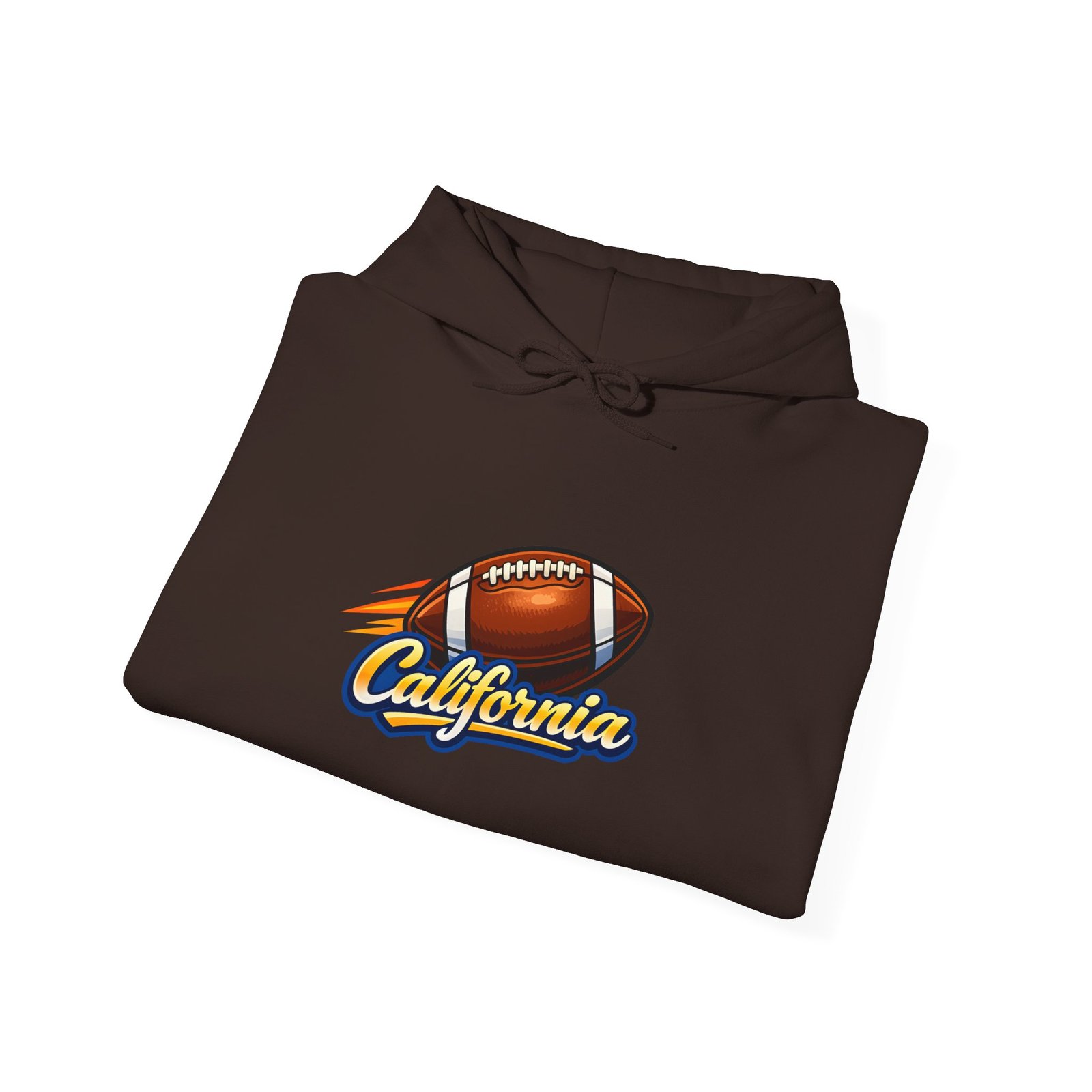 California Football Hoodie — Vintage Script Football Pullover - Image 24