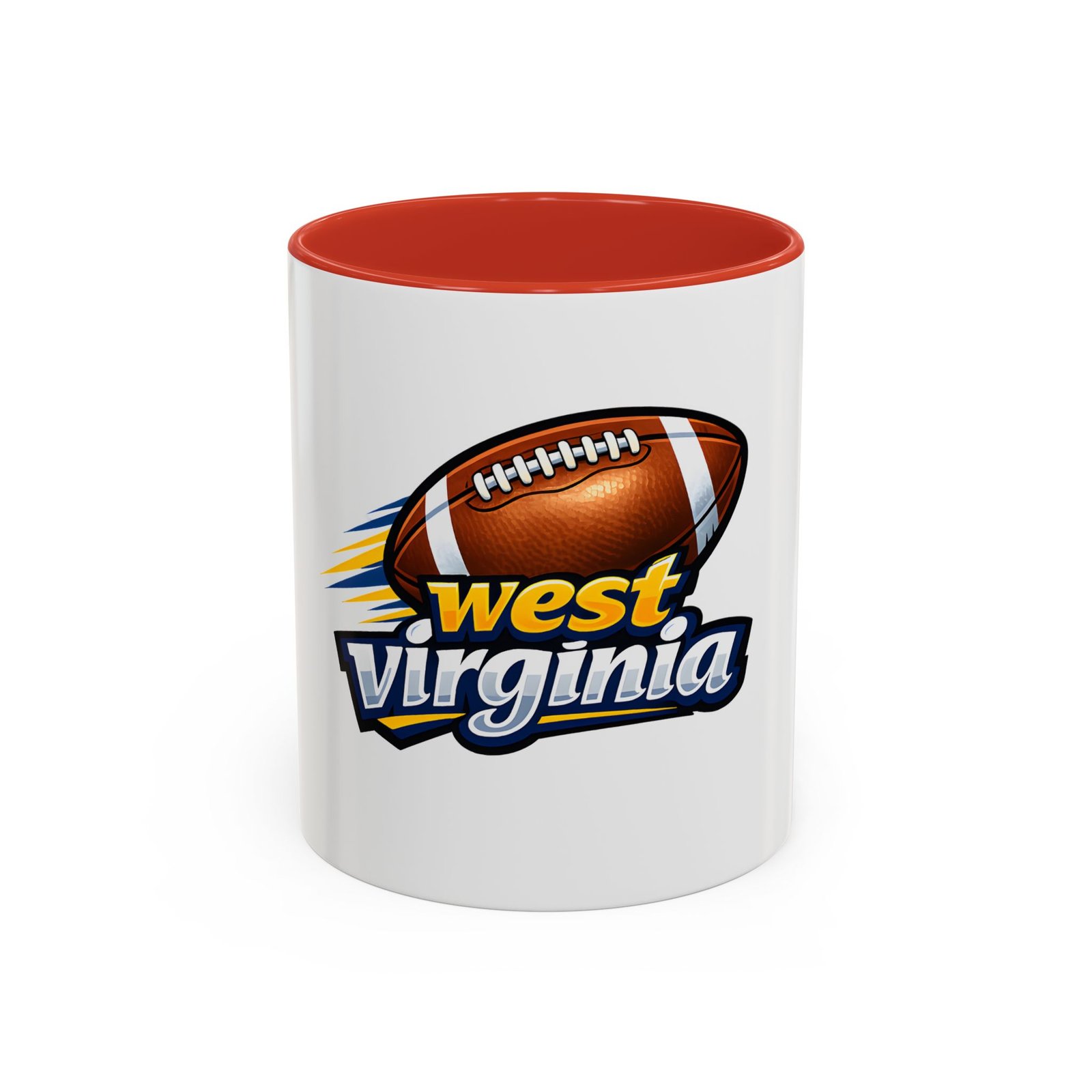 West Virginia Football Accent Coffee Mug (11/15oz) - Image 13