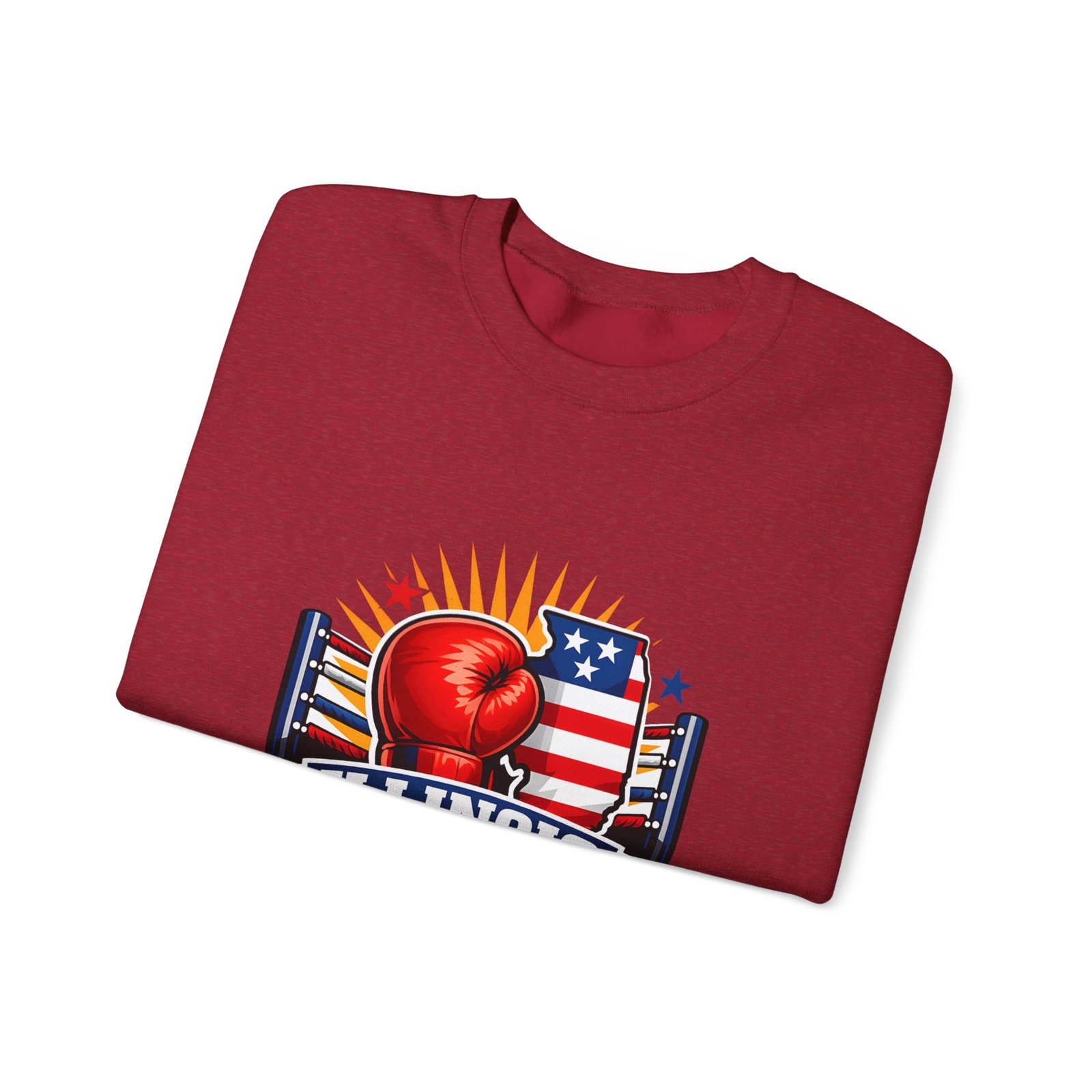 Illinois Boxing Crewneck Sweatshirt - Image 51