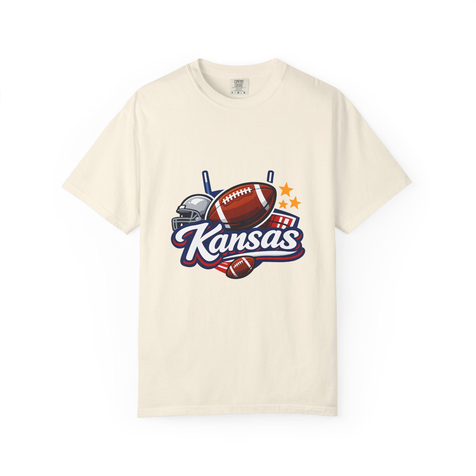 Kansas Football T-Shirt — Retro Helmet & Ball State Pride Tee - Image 17