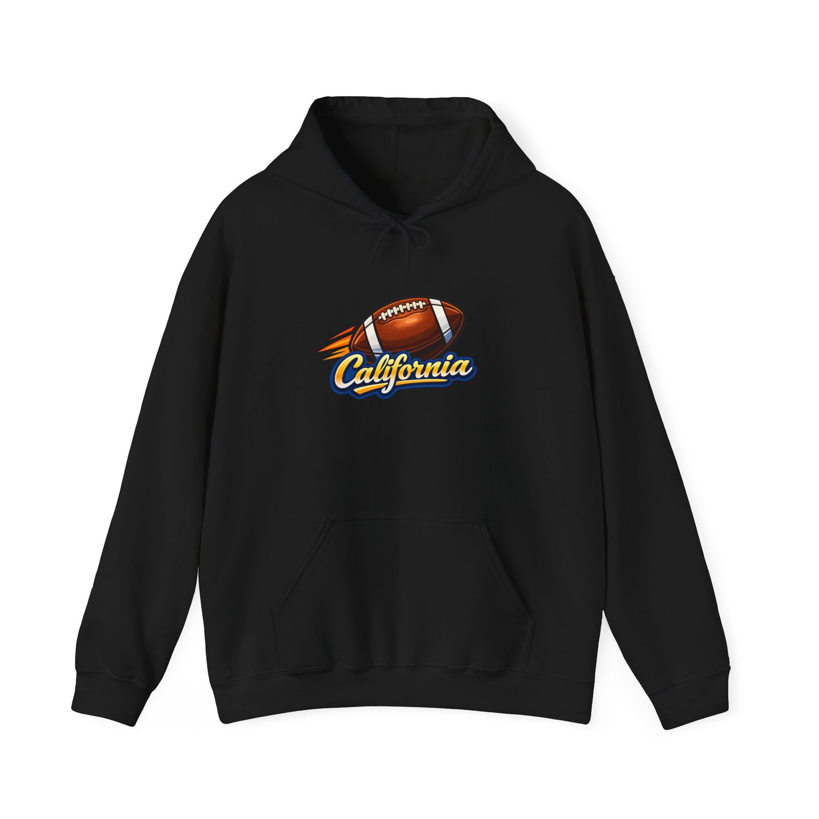 California Football Hoodie — Vintage Script Football Pullover - Image 13