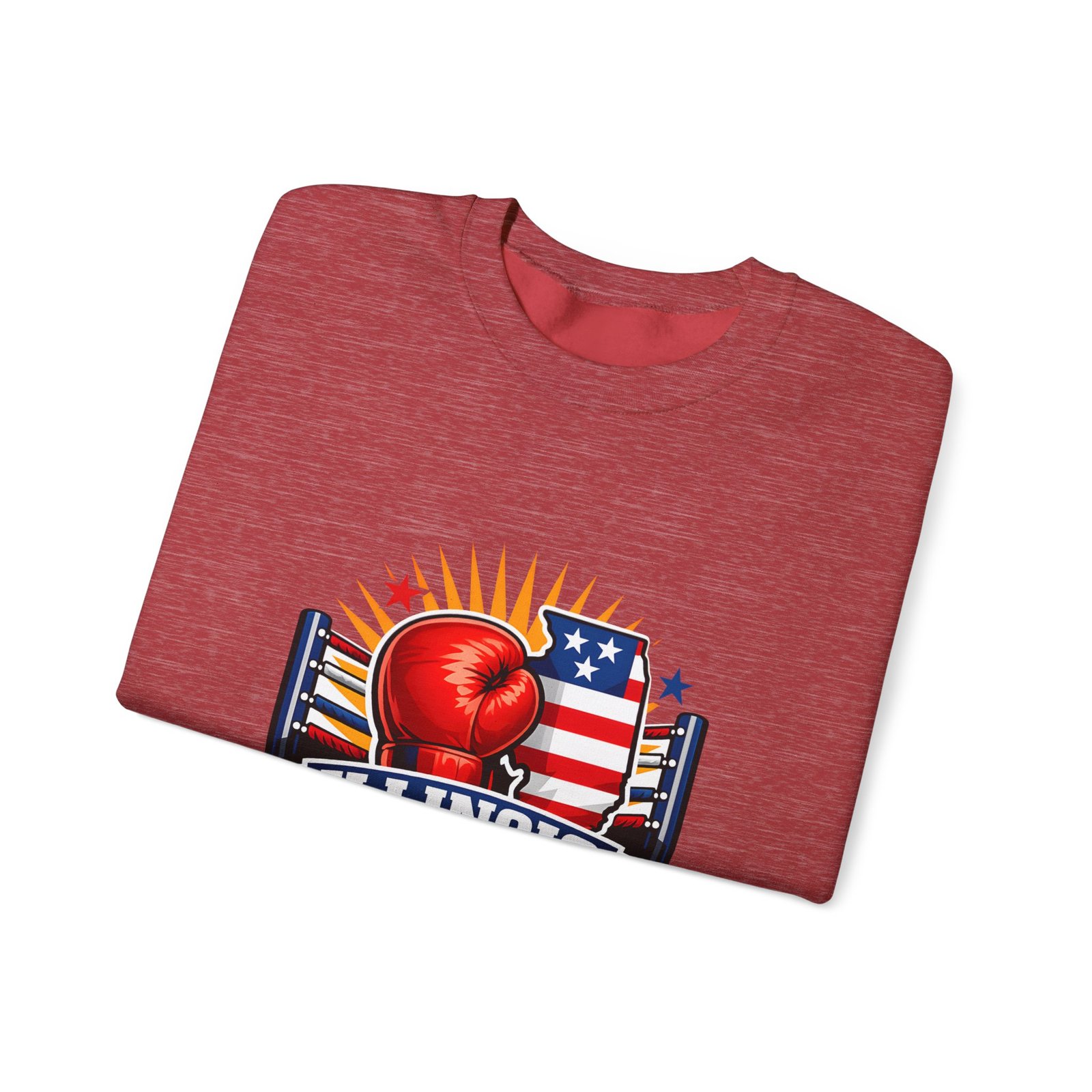 Illinois Boxing Crewneck Sweatshirt - Image 43