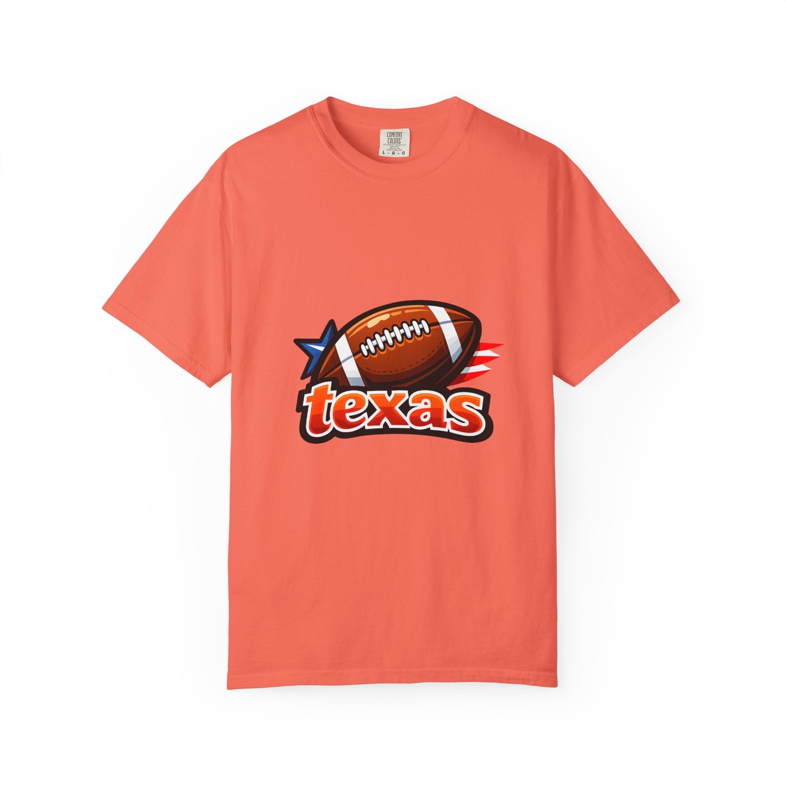 Texas Football T-Shirt — Retro Football & Lone Star Logo - Image 16