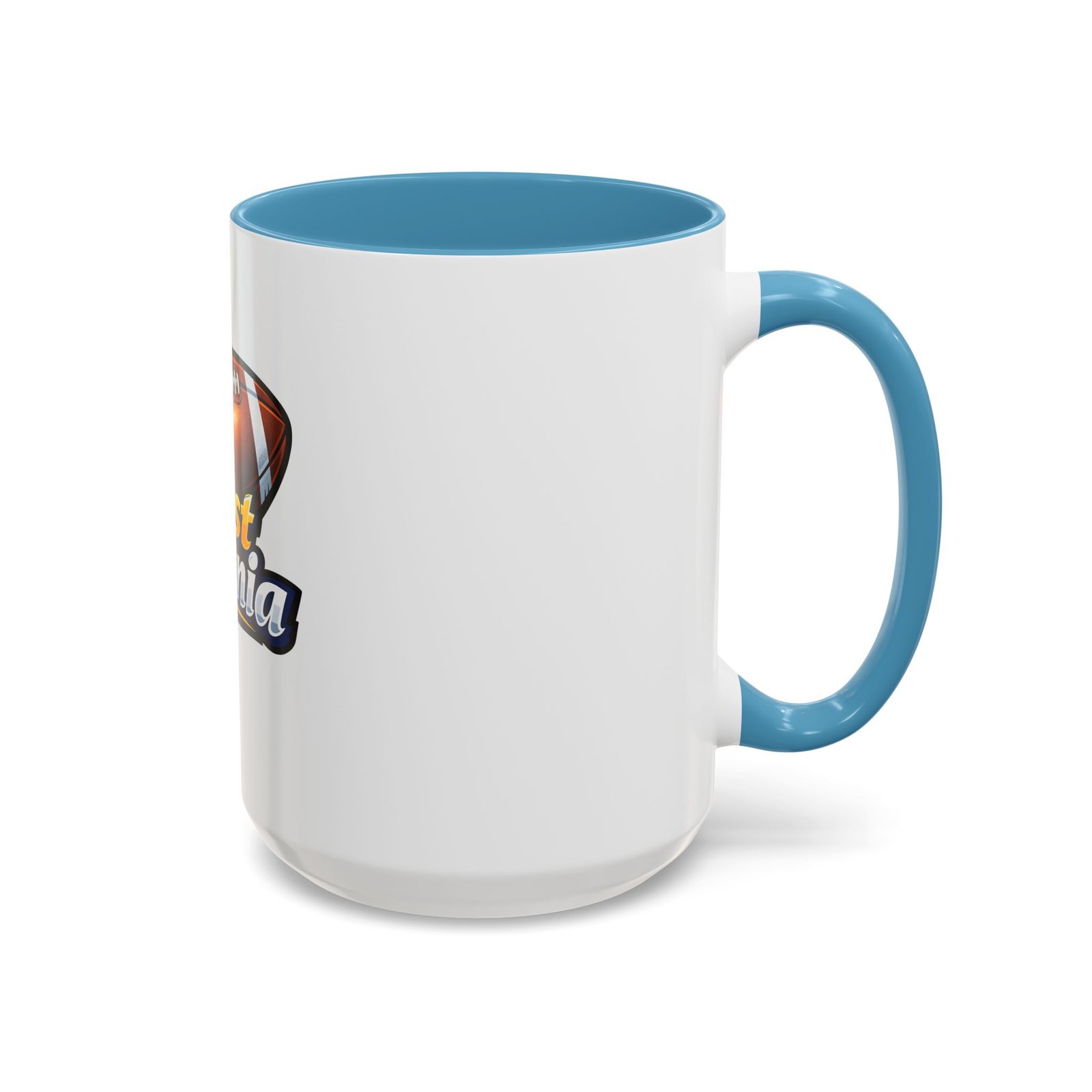 West Virginia Football Accent Coffee Mug (11/15oz) - Image 38