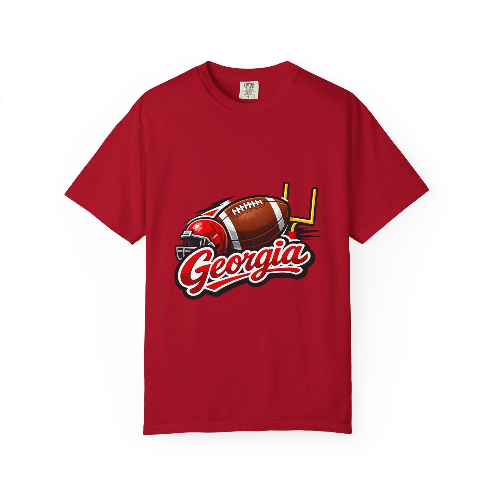 Georgia Football Helmet T-Shirt - Image 57