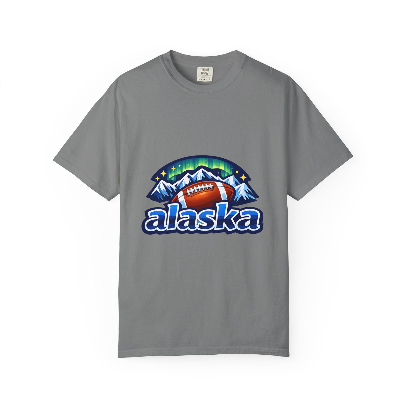 Alaska Football Bear Mountains T‑Shirt - Image 66