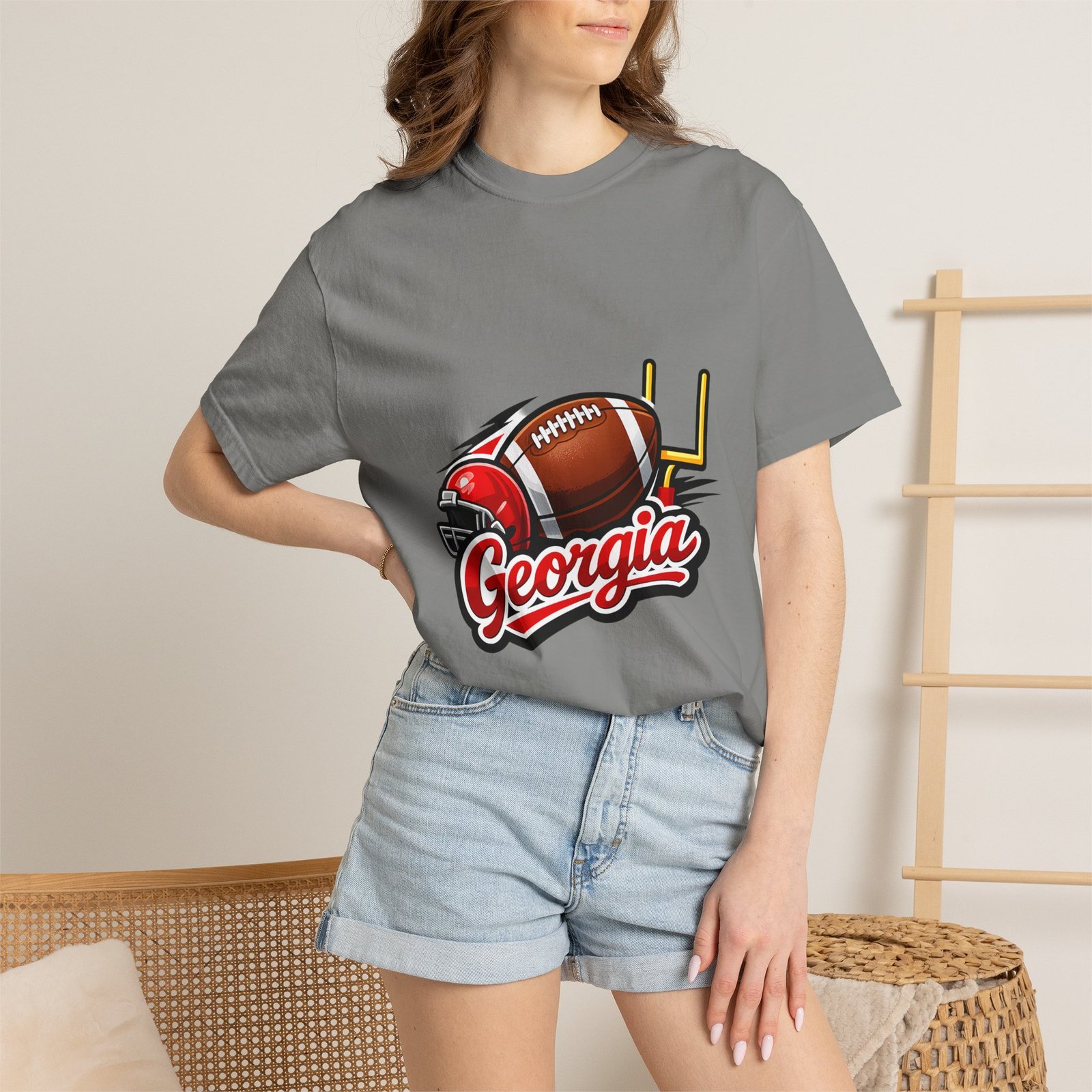 Georgia Football Helmet T-Shirt - Image 44