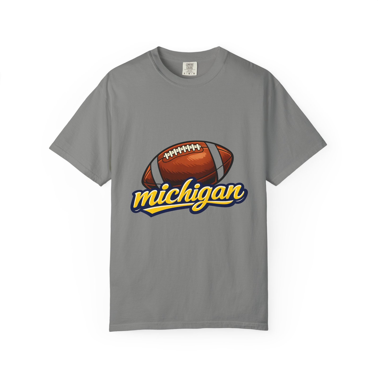 Michigan Football T-Shirt — Vintage Script Logo Tee - Image 41
