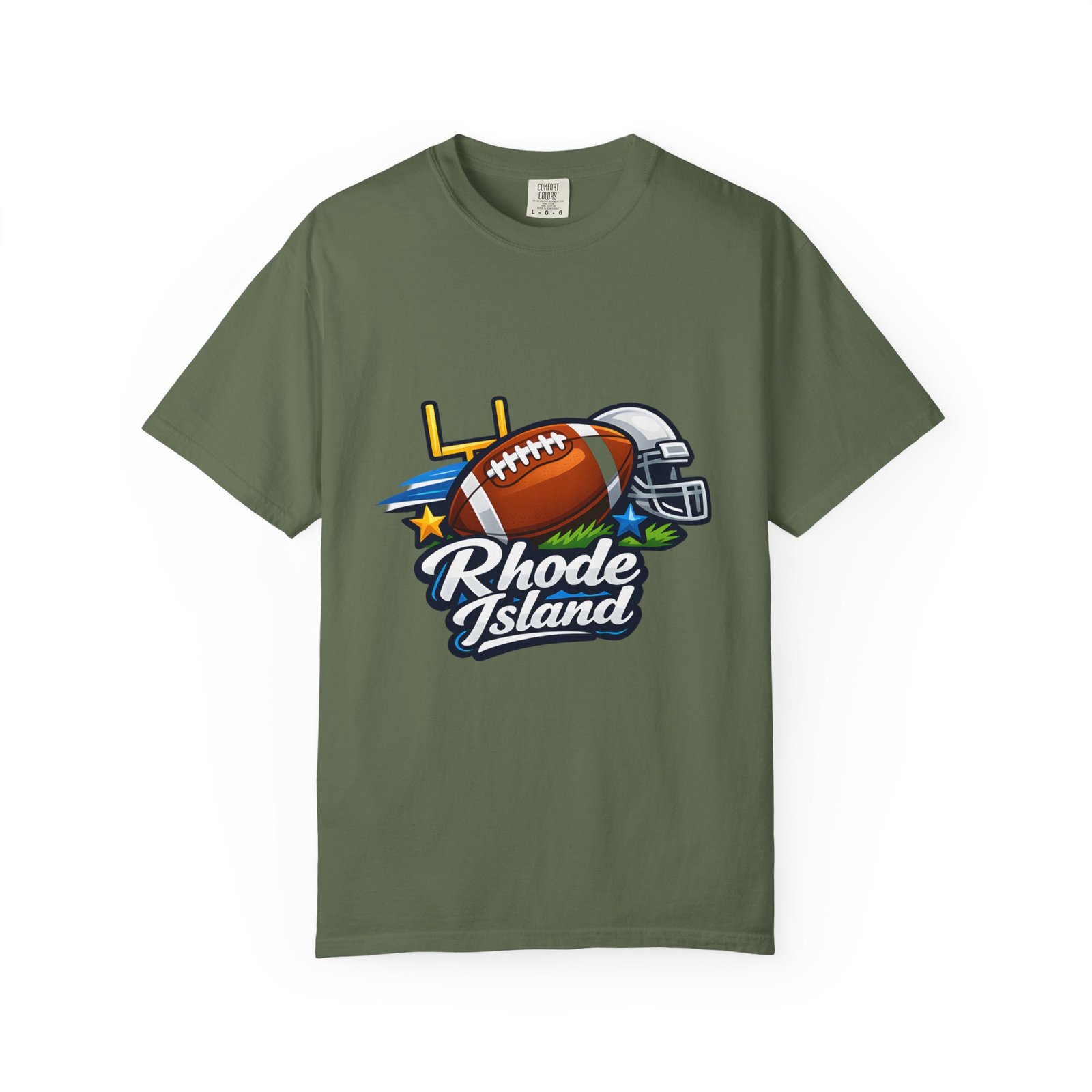Rhode Island Football T-Shirt — State Pride Gridiron Tee - Image 37