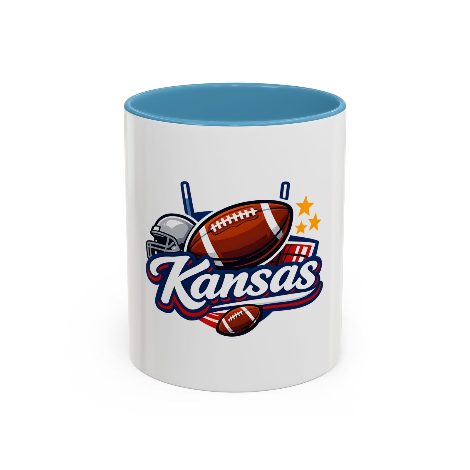 Kansas Football Coffee Mug — Accent 11/15oz - Image 33