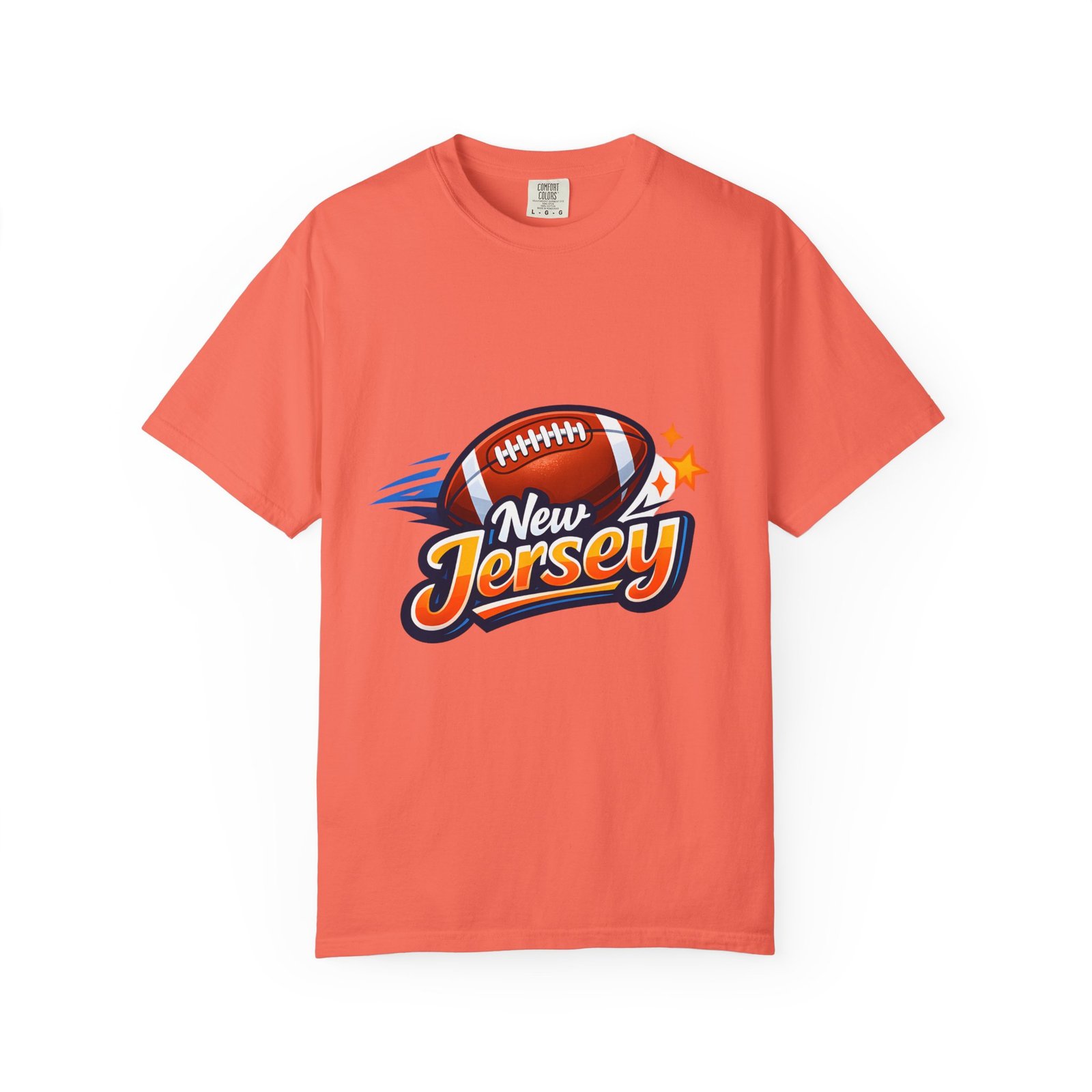 New Jersey Football T-Shirt — Vintage Football Graphic Tee - Image 9