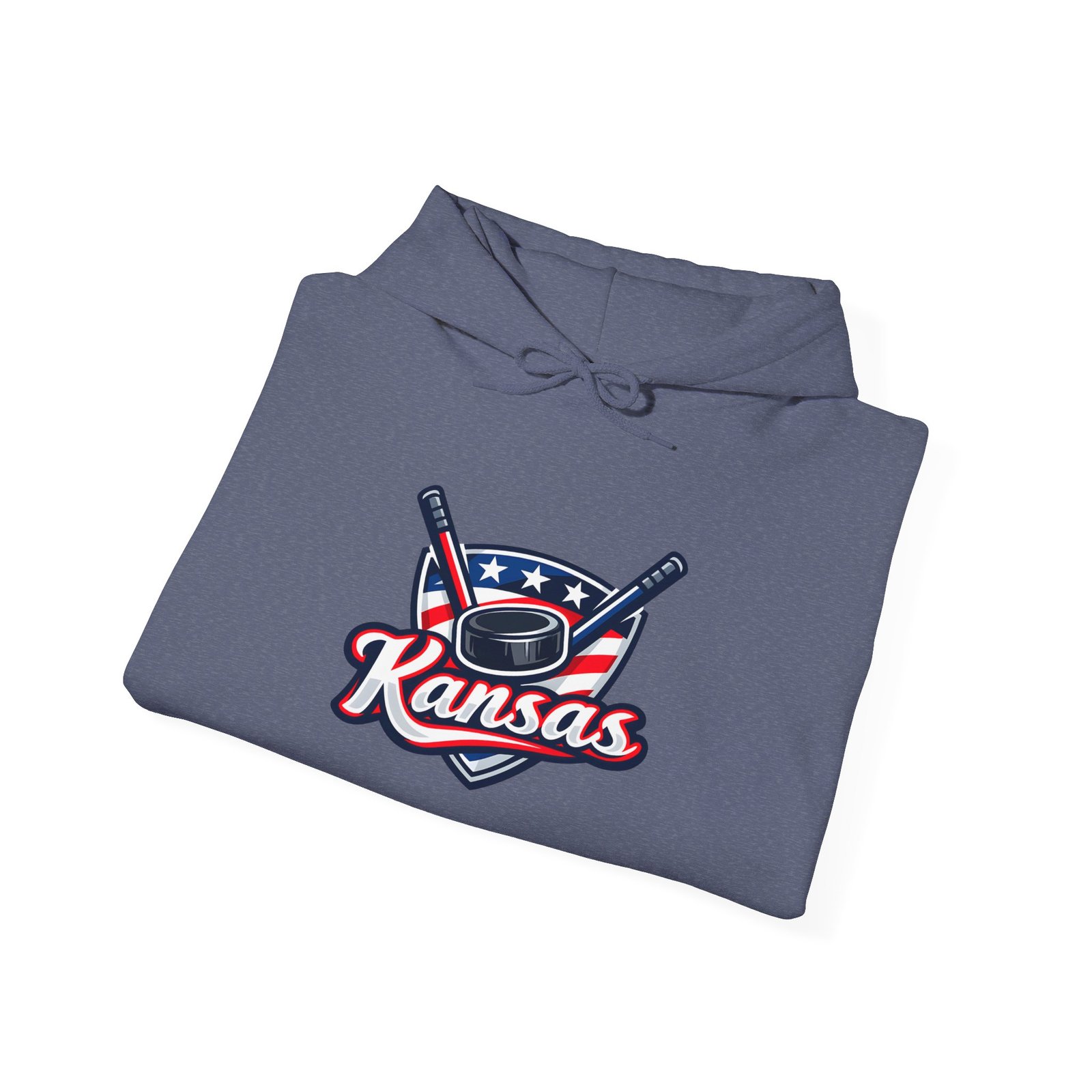 Kansas Baseball Hoodie – Retro Bat & Cap Logo Pullover - Image 27