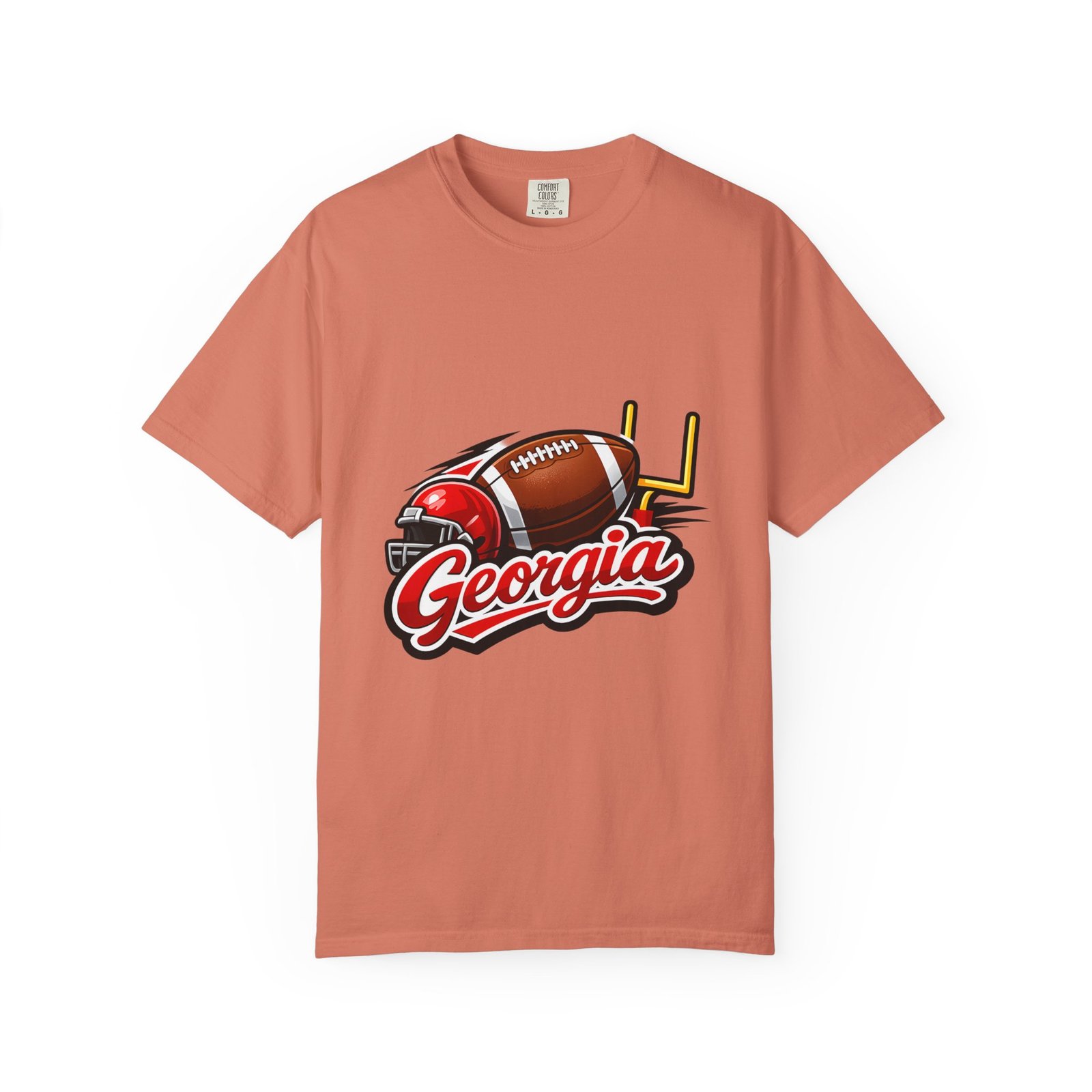 Georgia Football Helmet T-Shirt - Image 5