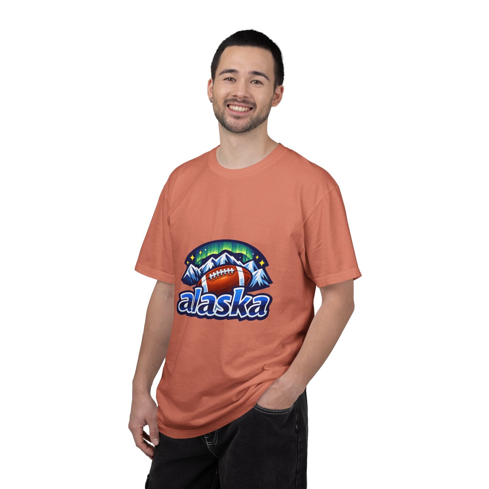 Alaska Football Bear Mountains T‑Shirt - Image 25