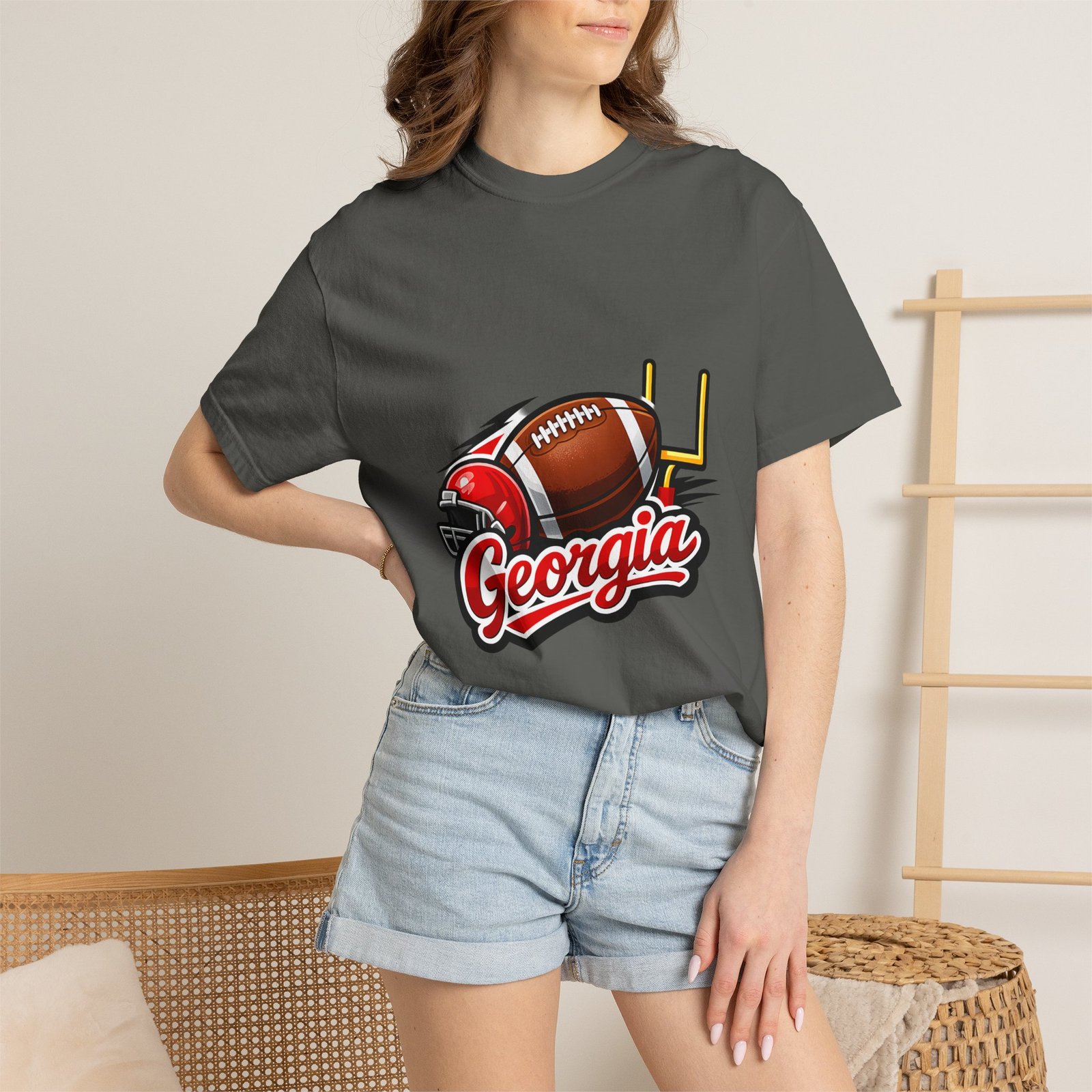 Georgia Football Helmet T-Shirt - Image 32