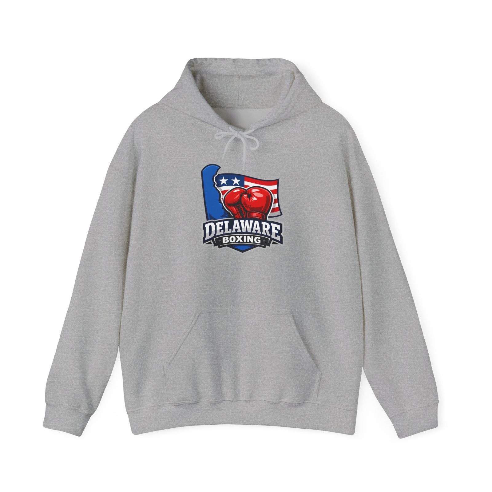 Delaware Boxing Hoodie – American Flag & Gloves Gym Sweatshirt - Image 17
