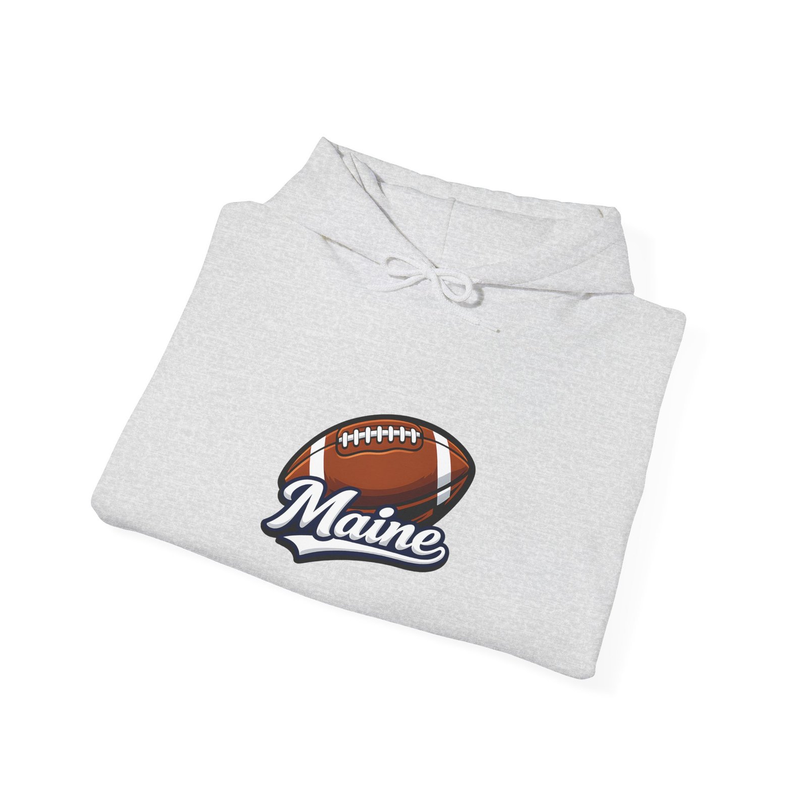 Maine Football Hoodie — Vintage Football Logo Pullover - Image 8