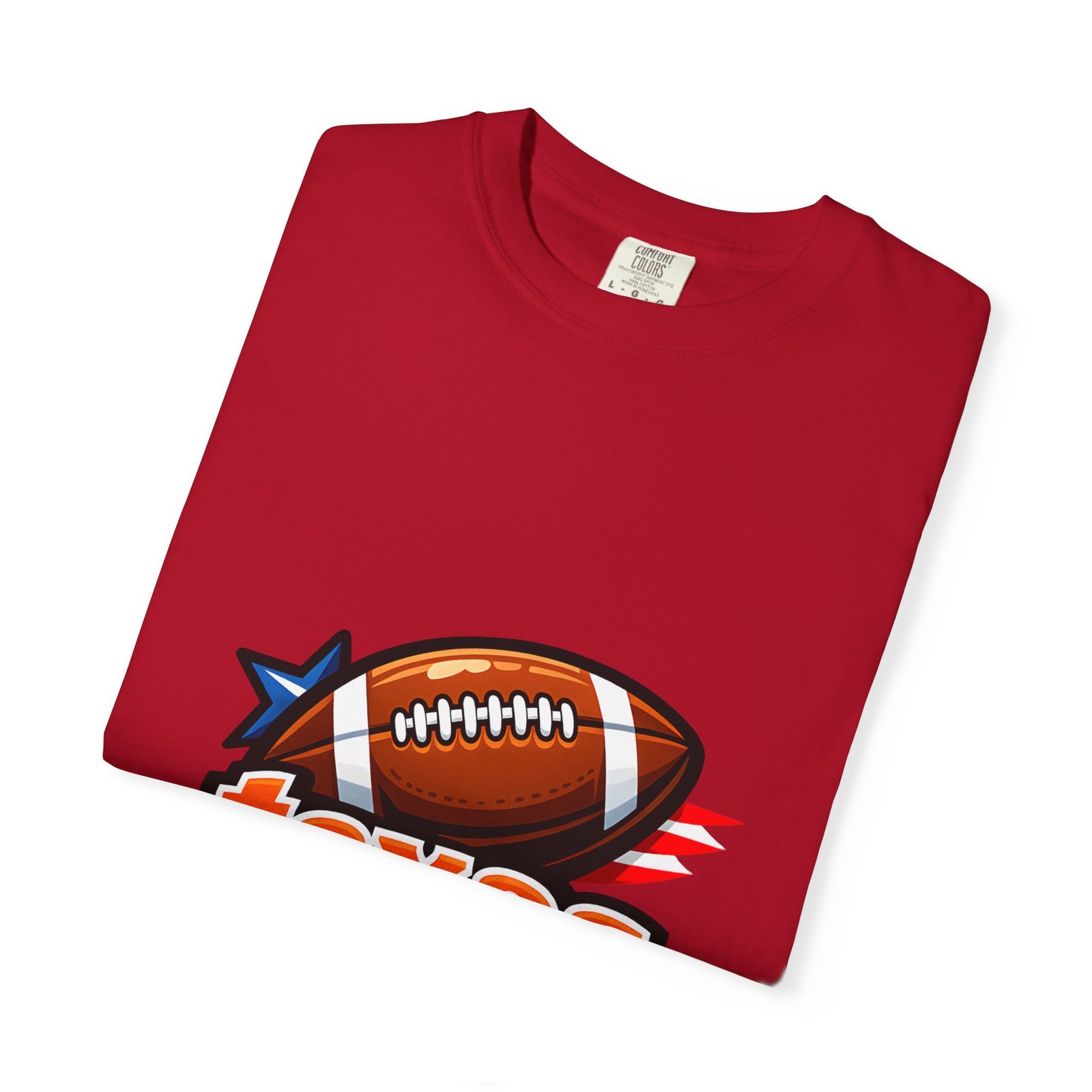 Texas Football T-Shirt — Retro Football & Lone Star Logo - Image 53