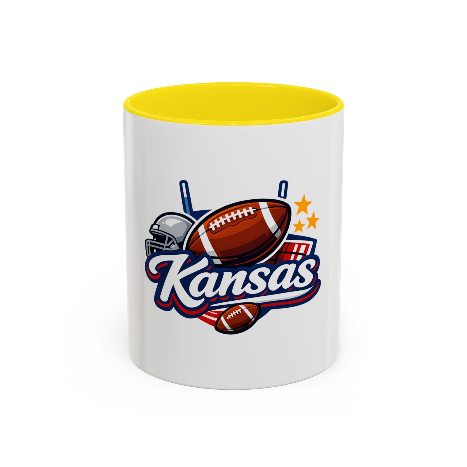 Kansas Football Coffee Mug — Accent 11/15oz - Image 45