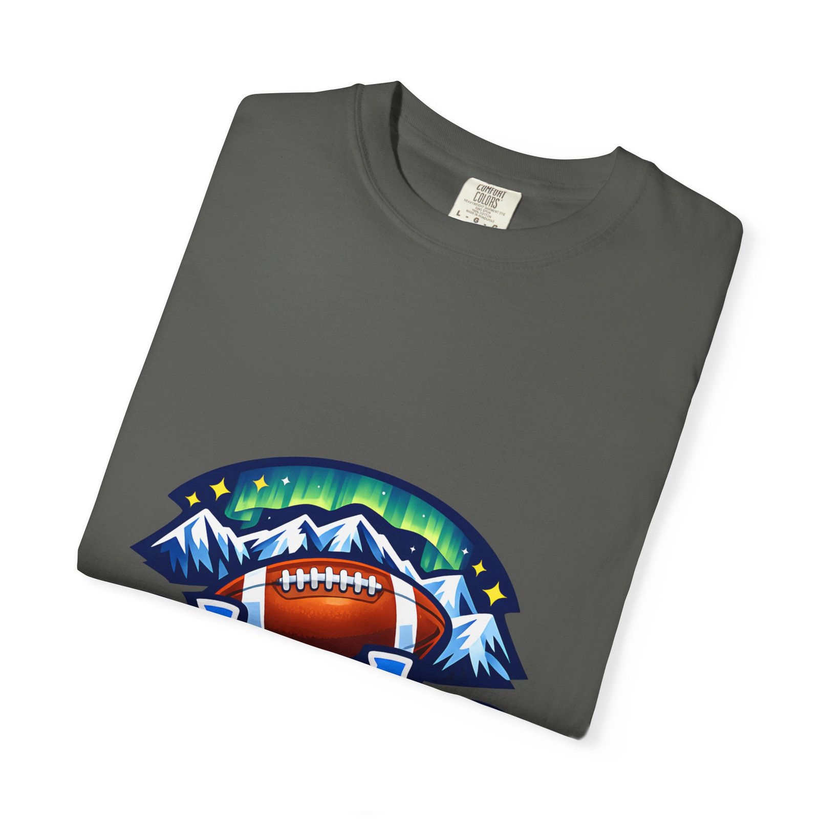 Alaska Football Bear Mountains T‑Shirt - Image 63