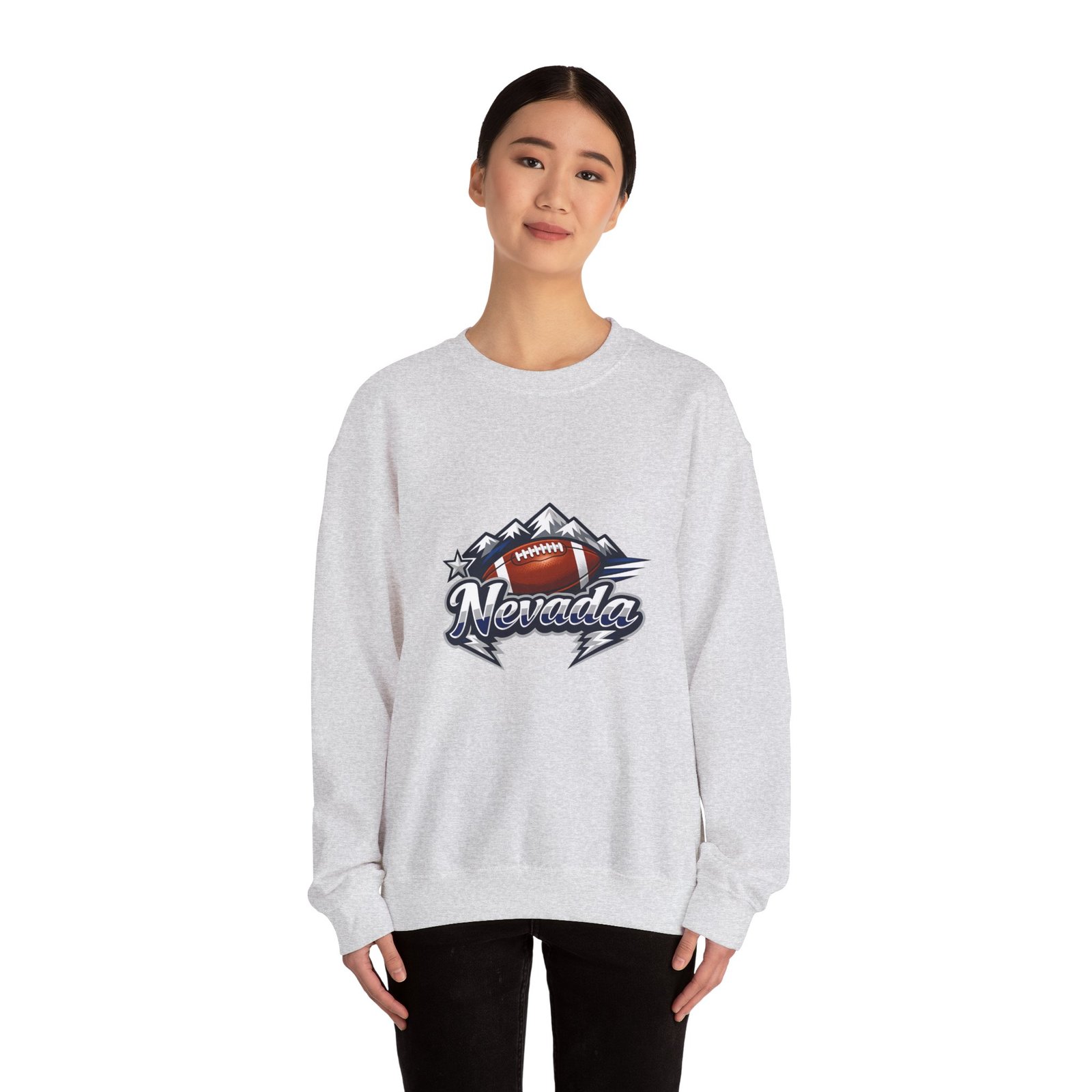 Nevada Football Mountain Crewneck Sweatshirt - Image 12