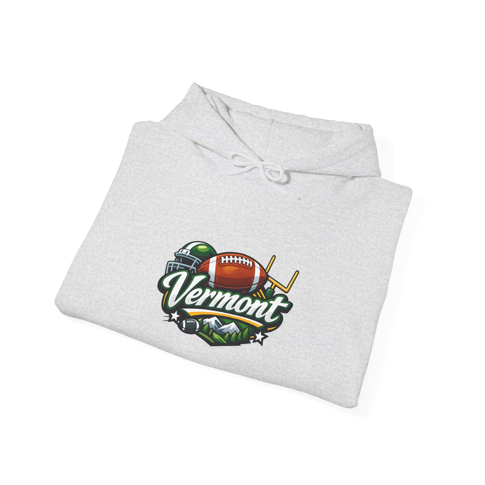 Vermont Football Hoodie – Vintage State Pride Pullover - Image 12
