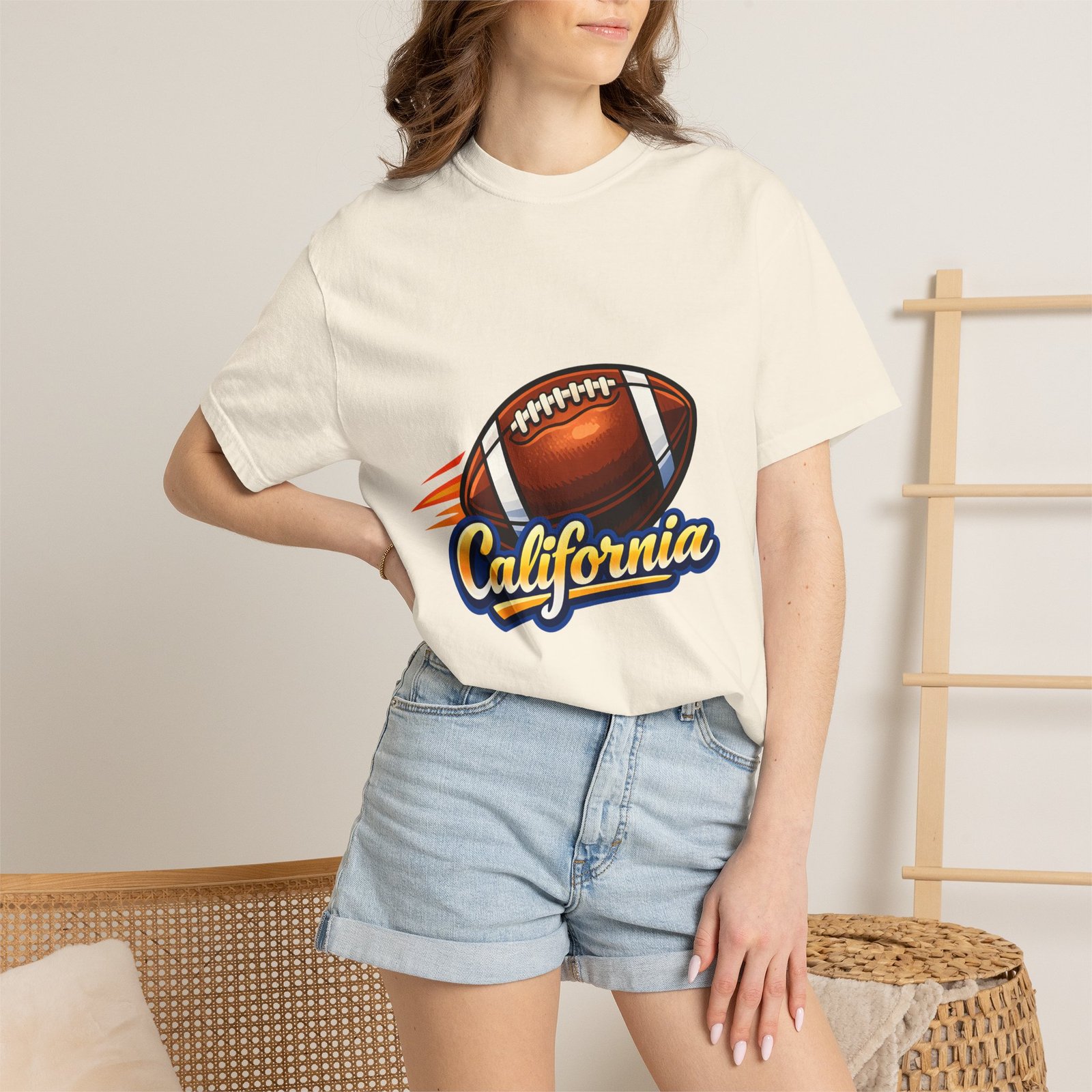 California Football T-Shirt — Vintage Style Gridiron Tee - Image 20