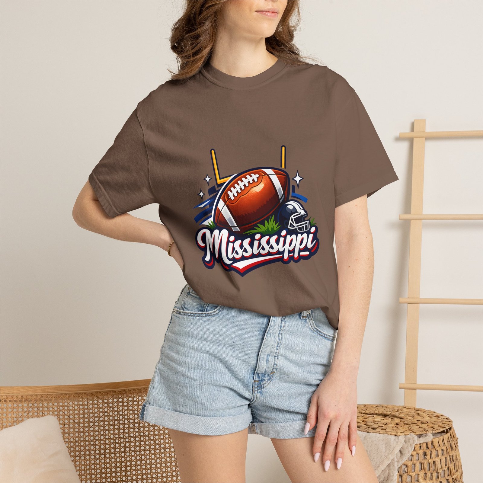 Mississippi Football T-Shirt — Retro Gridiron Logo Tee - Image 28