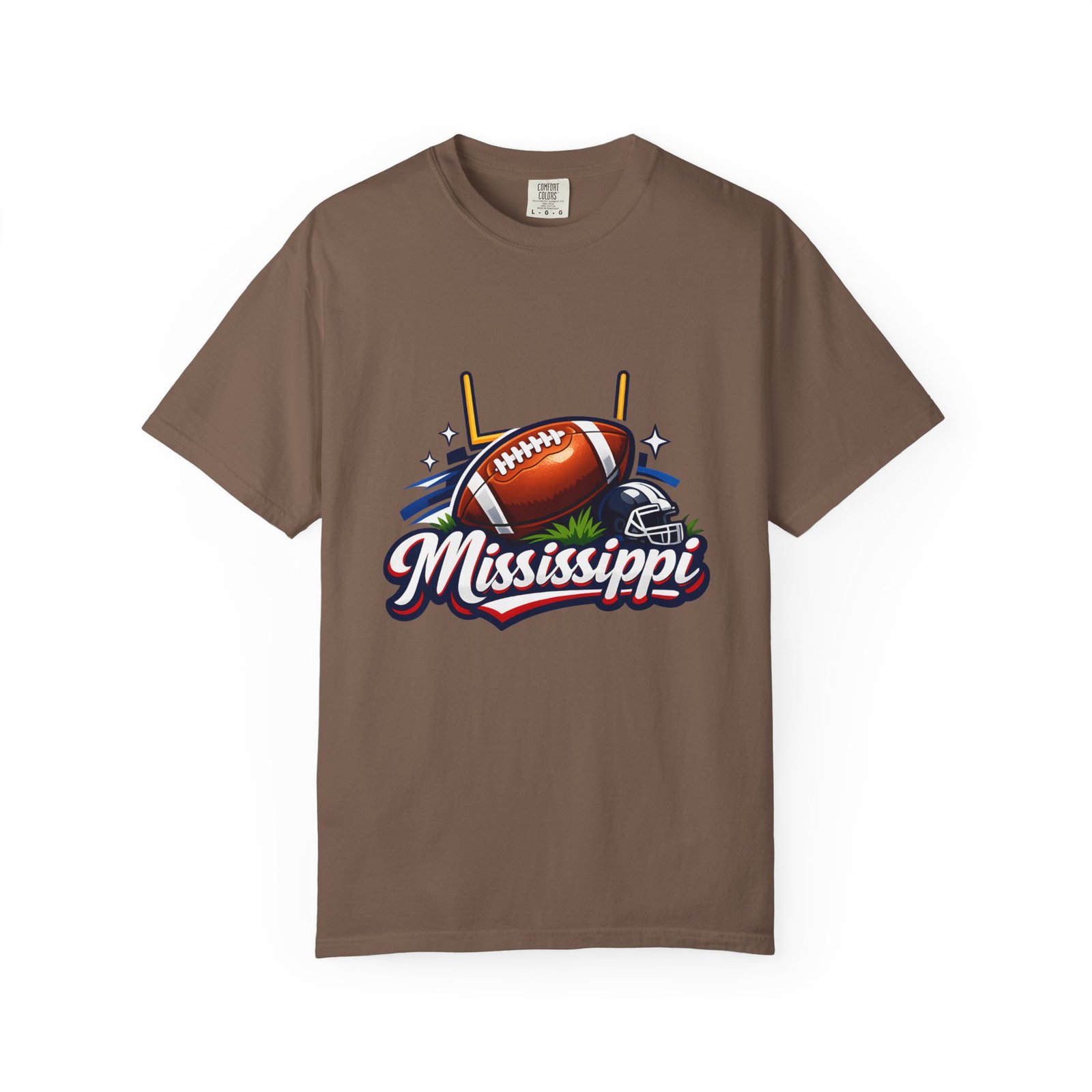 Mississippi Football T-Shirt — Retro Gridiron Logo Tee - Image 25