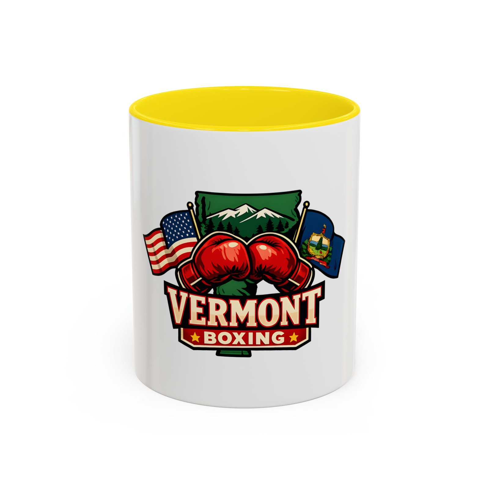 Vermont Boxing Coffee Mug — Accent 11/15oz - Image 45