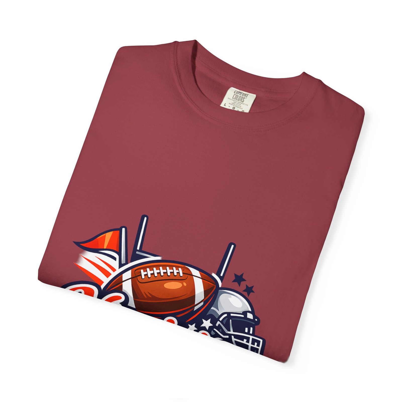 Virginia Football Helmet & Ball T-Shirt - Image 55