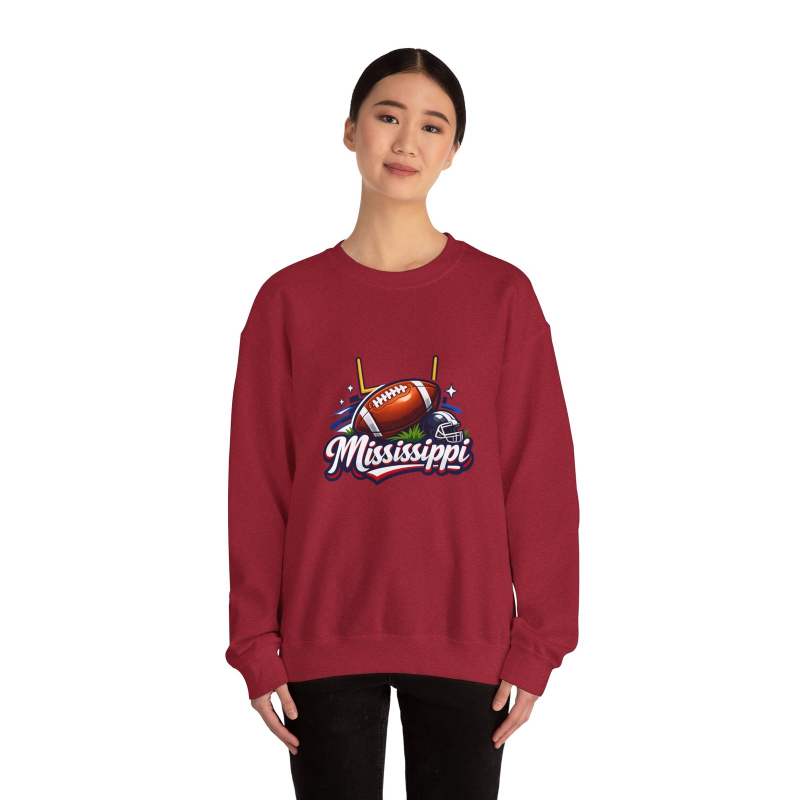 Mississippi Football Crewneck Sweatshirt - Image 52