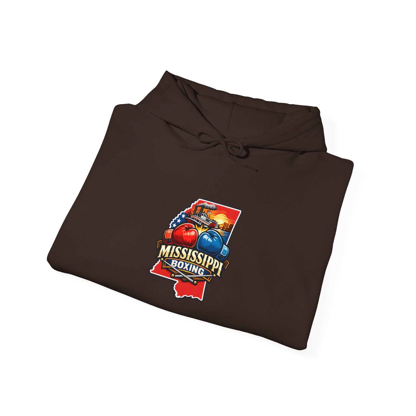 Mississippi Boating Hoodie – State Map Nautical Sunset Sweatshirt - Image 24