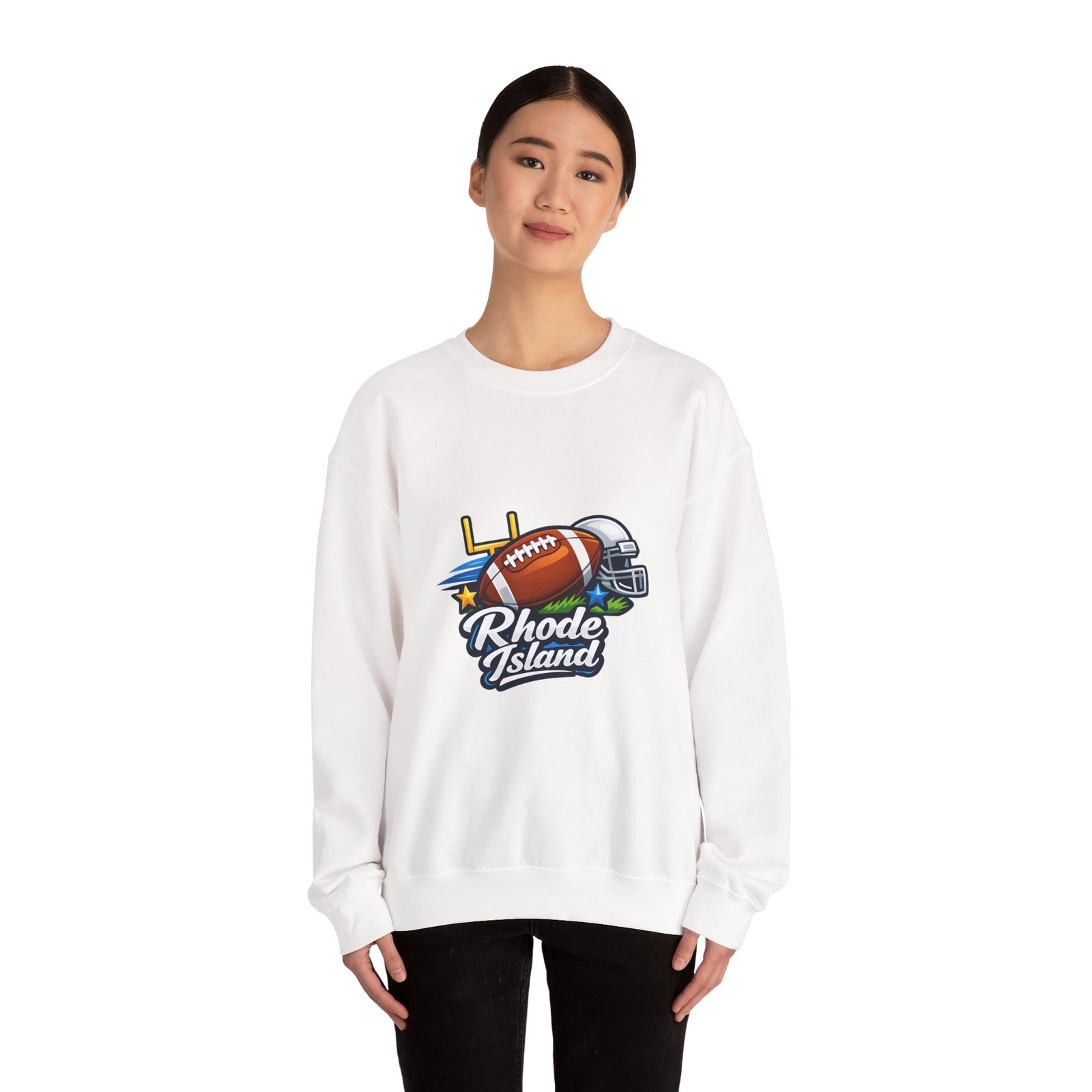 Rhode Island Football Crewneck Sweatshirt - Image 4