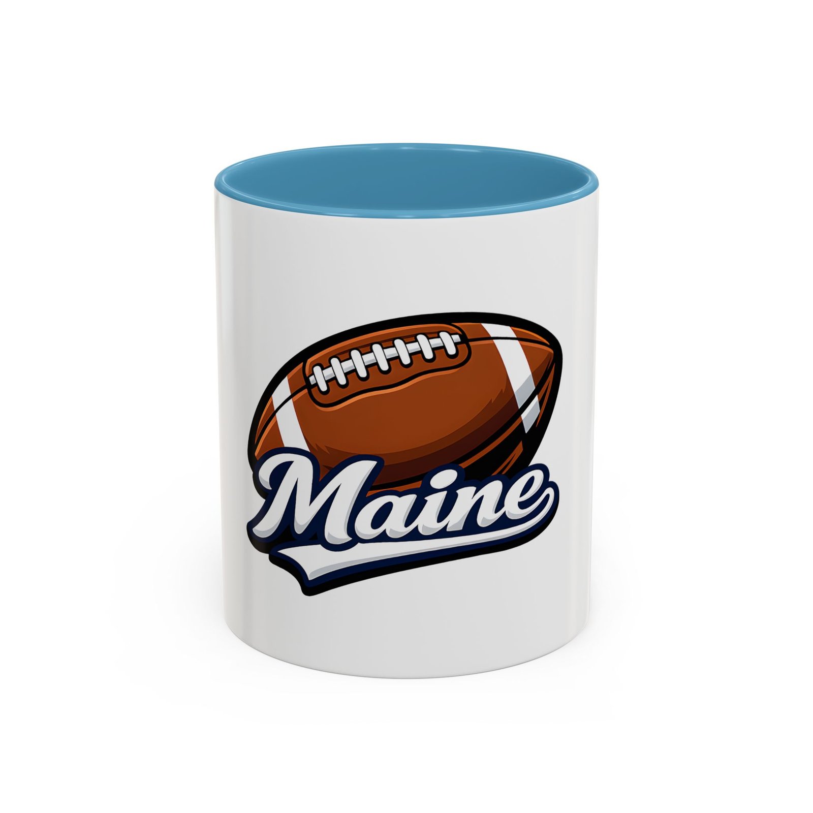 Maine Football Accent Coffee Mug – 11/15oz - Image 33