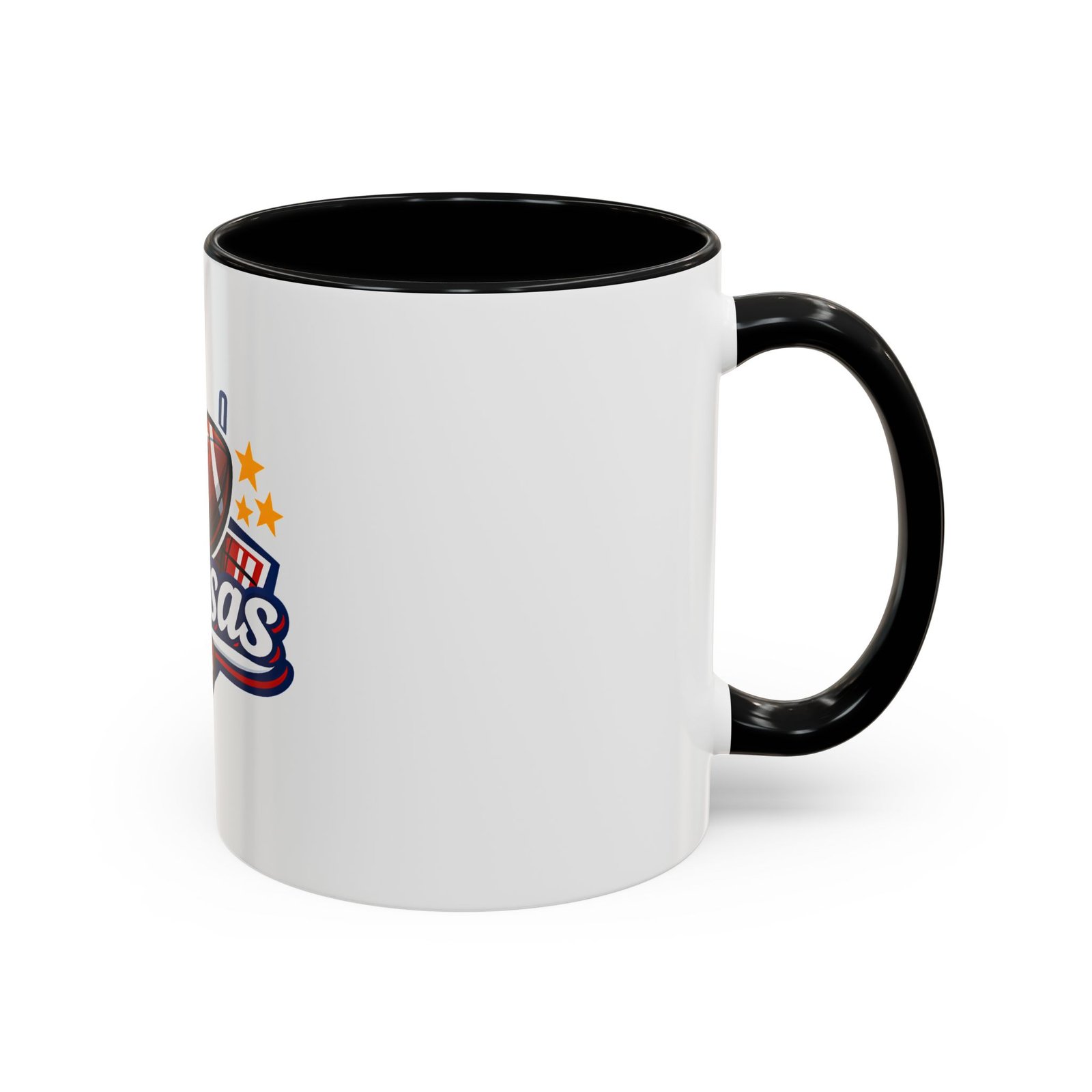 Kansas Football Coffee Mug — Accent 11/15oz - Image 2