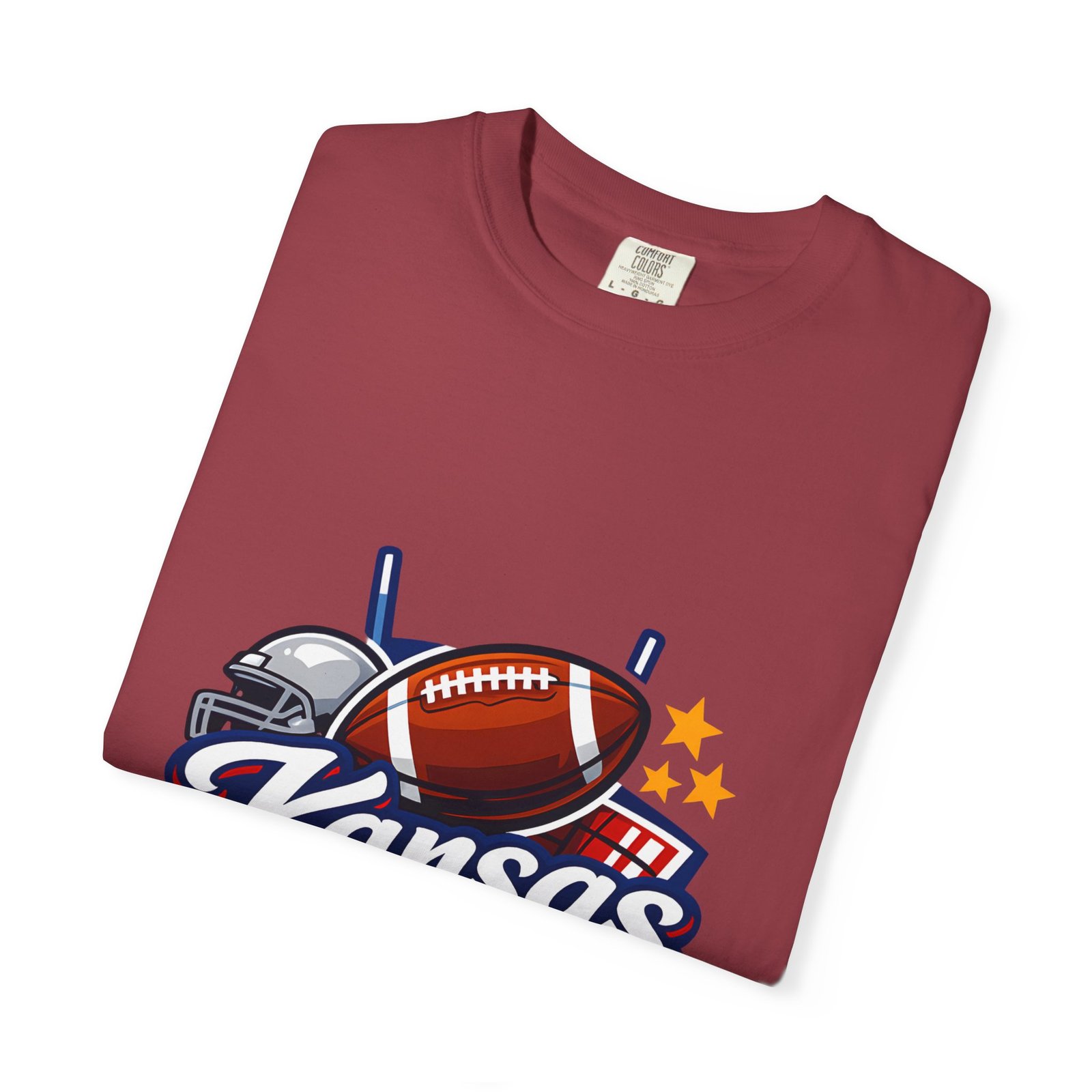 Kansas Football T-Shirt — Retro Helmet & Ball State Pride Tee - Image 55